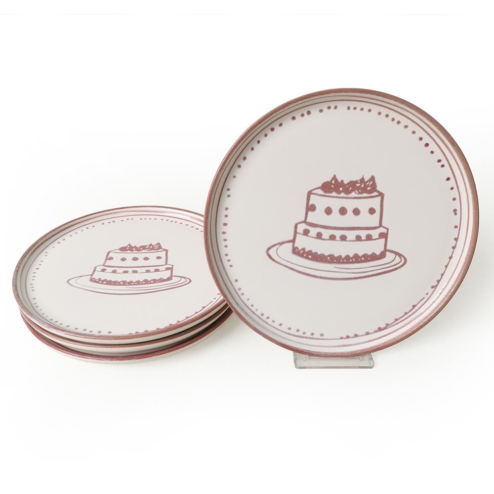 Pink Cake Nordic Pasta Tabağı 22 Cm 4 Adet 22965-66