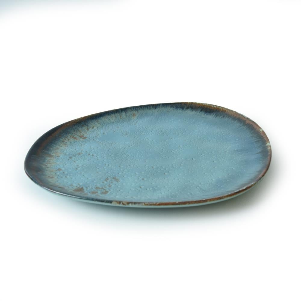 Reaktif Turkuaz Trior Pasta Tabağı 23 Cm 6 Adet 19013
