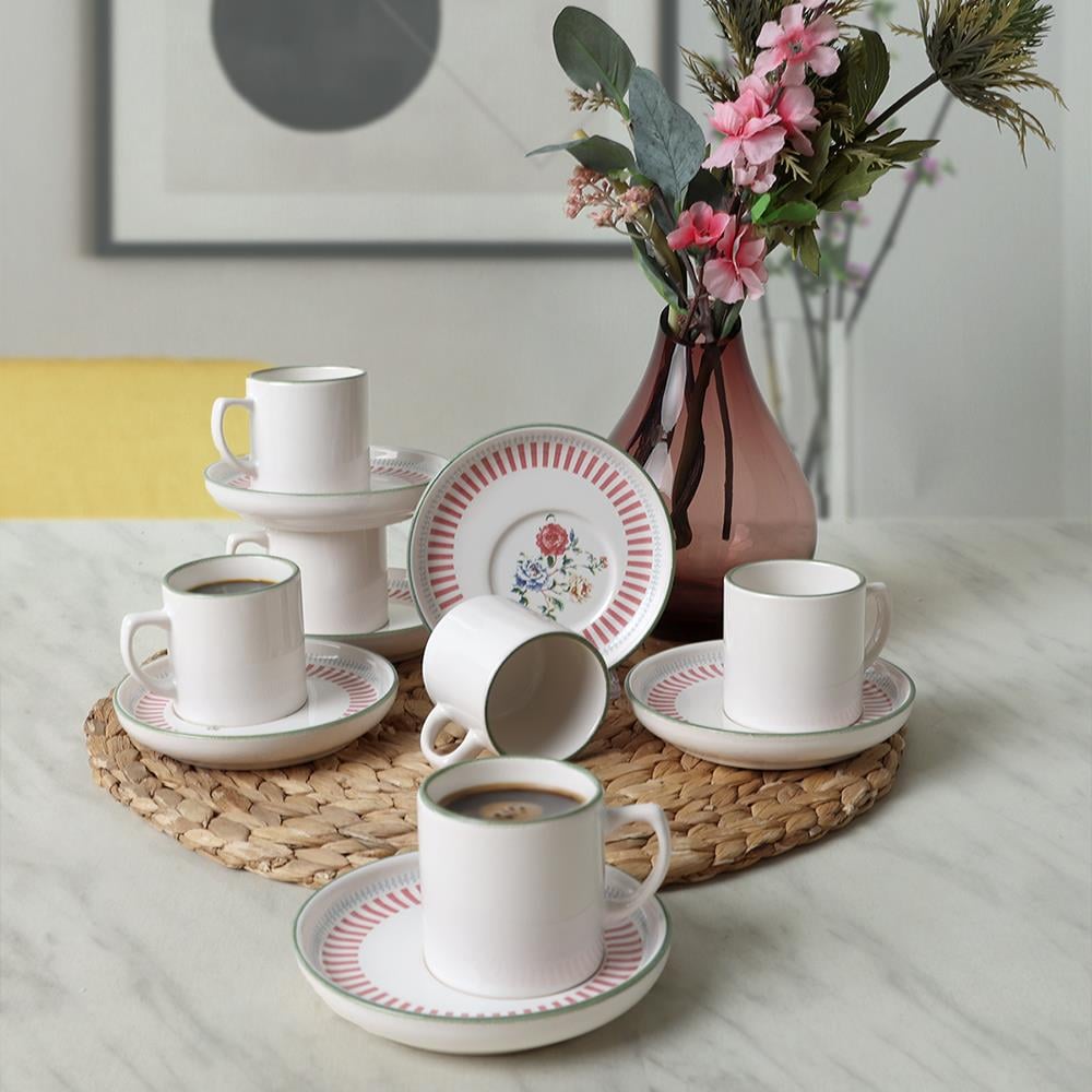 Rose Line Nordic Kahve Takımı 12 Parça 6 Kişilik 22910-12