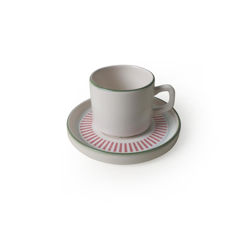 Rose Line Stackable Çay Takımı 12 Parça 6 Kişilik 22910-12