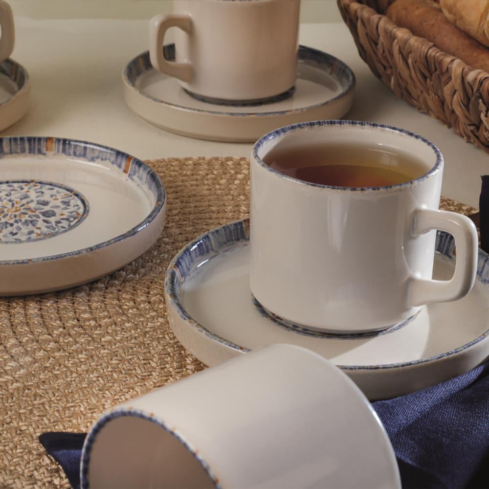 Sapphire Stackable Çay Takımı 12 Parça 6 Kişilik 22743-44