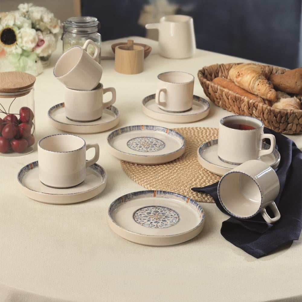 Sapphire Stackable Çay Takımı 12 Parça 6 Kişilik 22743-44