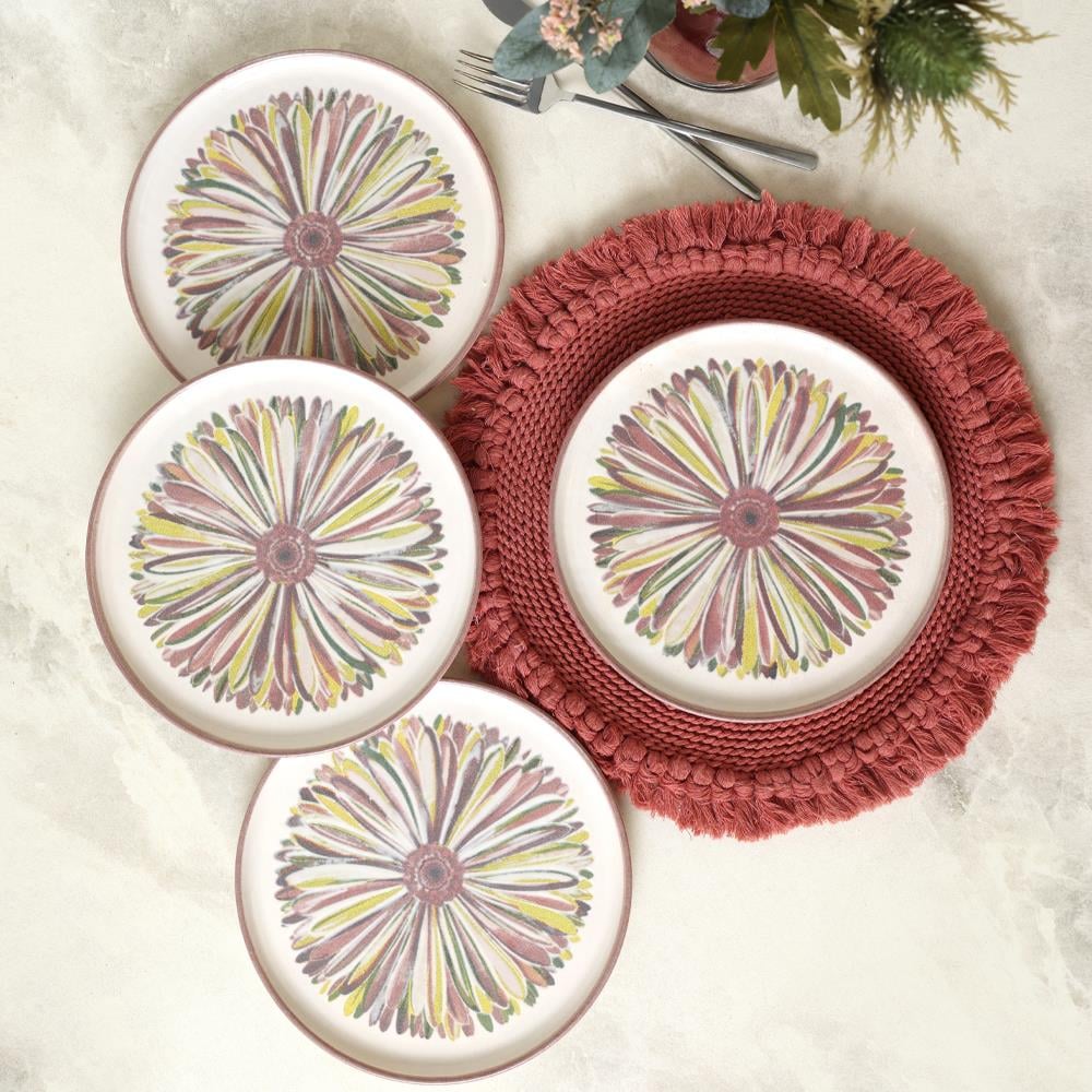 Serene Flower Nordıc Pasta Tabağı 22 Cm 4 Adet 22983