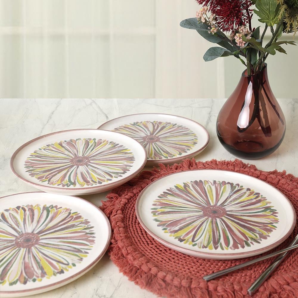 Serene Flower Nordıc Pasta Tabağı 22 Cm 4 Adet 22983