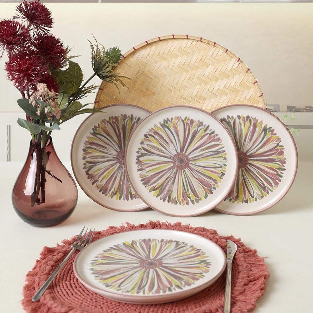 Serene Flower Nordıc Pasta Tabağı 22 Cm 4 Adet 22983
