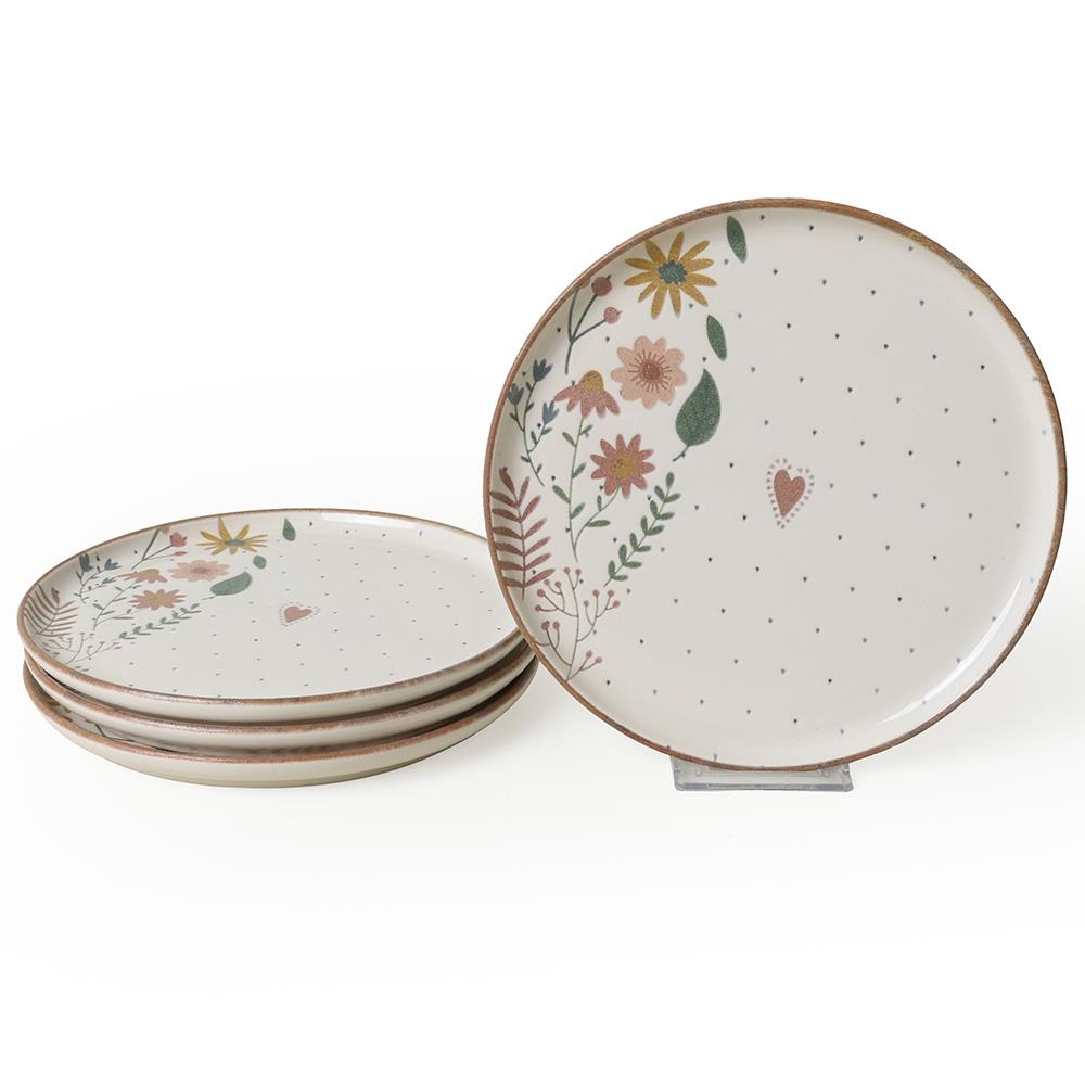Soft Bloom Nordic Pasta Tabağı 22 Cm 4 Adet 22875