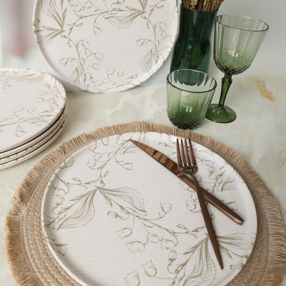 Soft Flora Nordic Servis Tabağı 28 Cm 6 Adet 22980