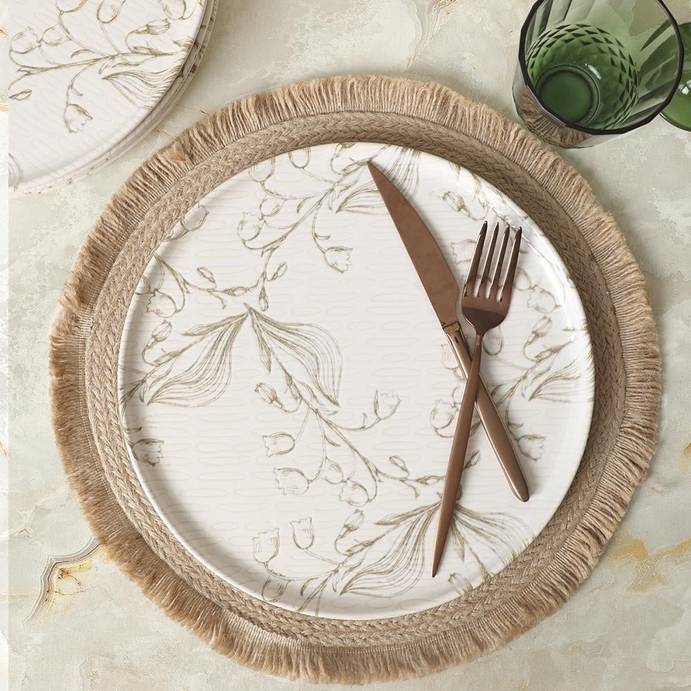 Soft Flora Nordic Servis Tabağı 28 Cm 6 Adet 22980