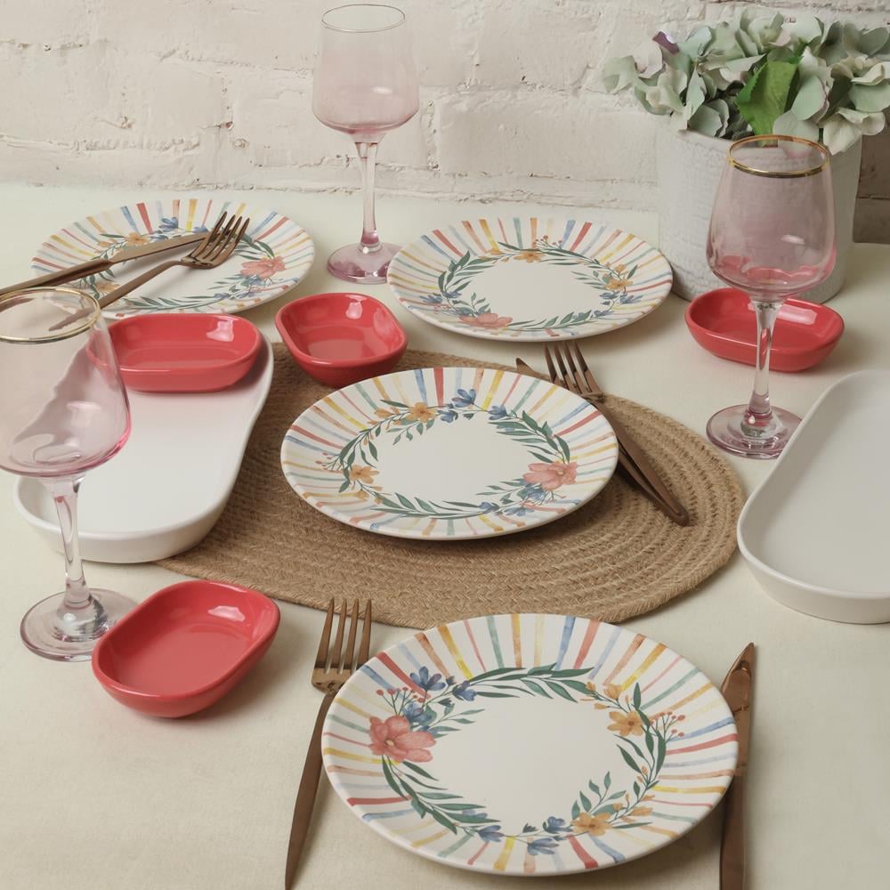 Soft Flowers Kahvaltı Takımı 10 Parça 4 kişilik 22322