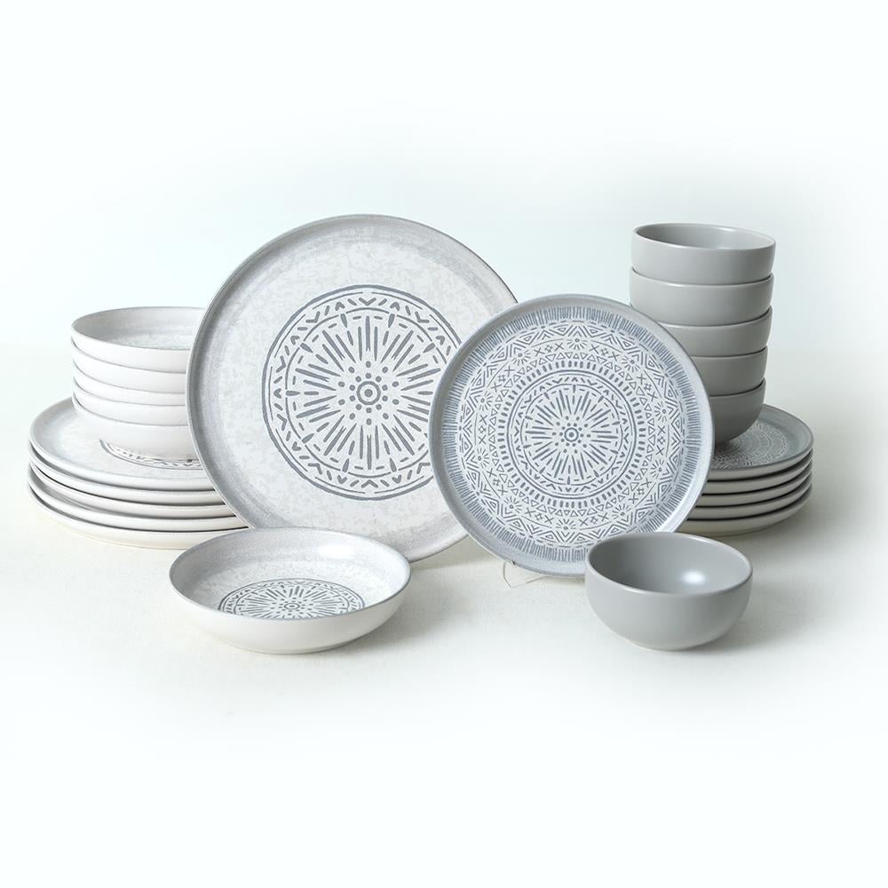 Stone Nordic Yemek Takımı 24 Parça 6 Kişilik 21426-27