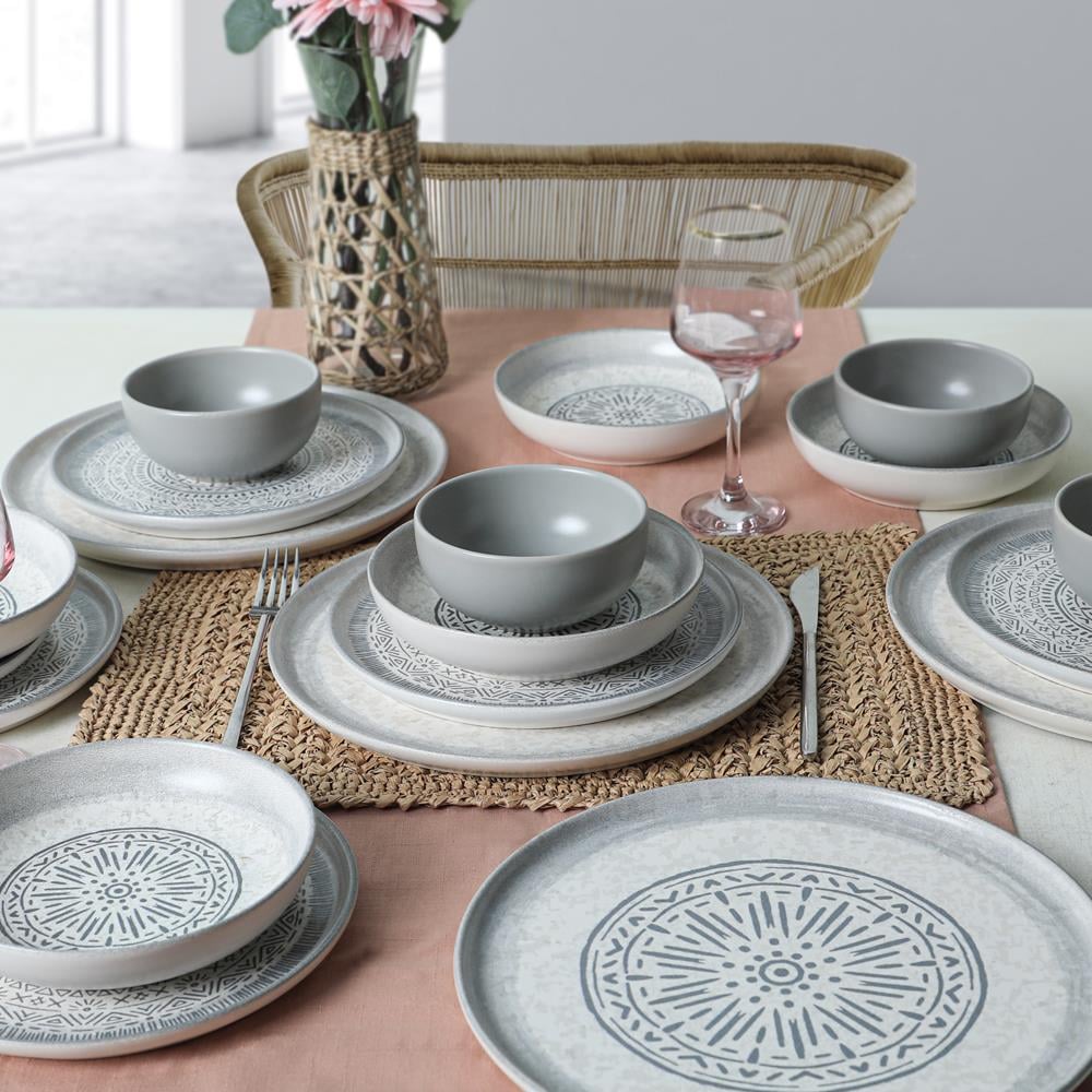Stone Nordic Yemek Takımı 24 Parça 6 Kişilik 21426-27