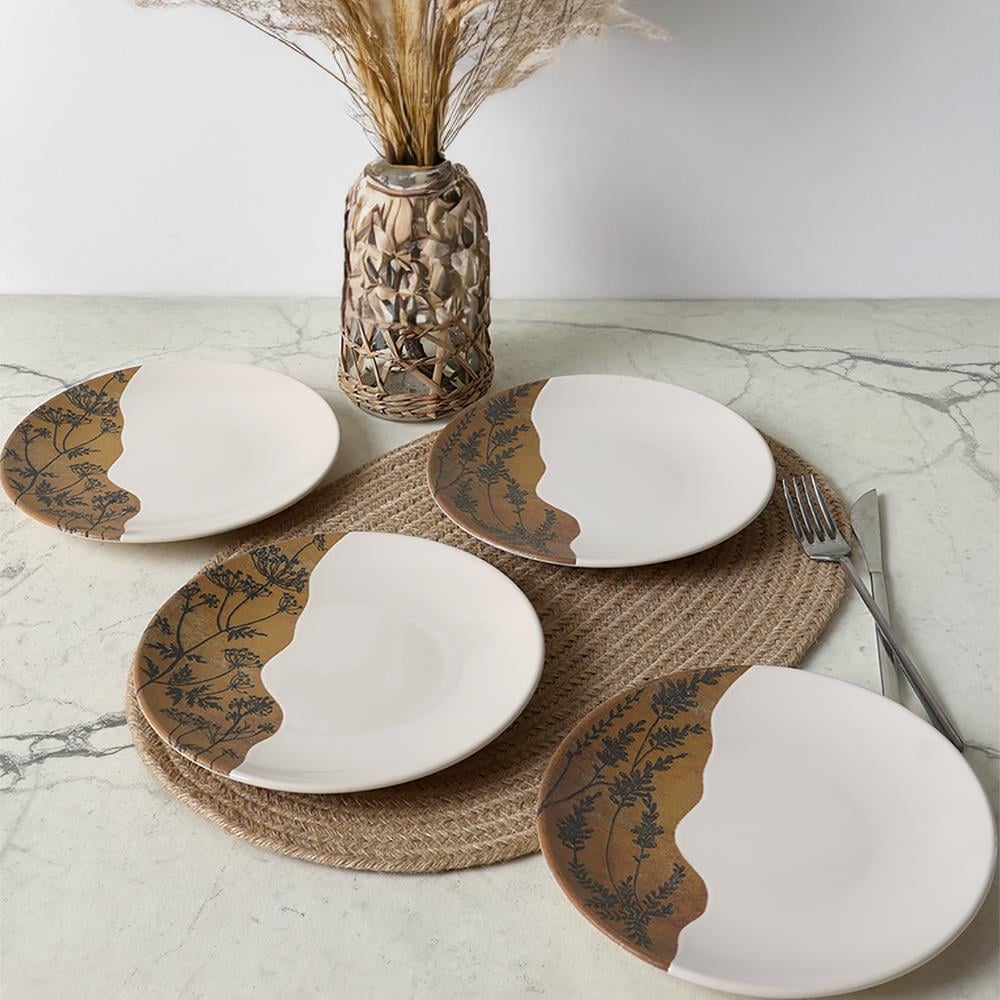 Terra Leaf Ege Pasta Tabağı 20 Cm 4 Adet 22878-79