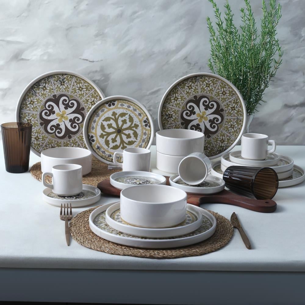 Timeless Brown Stackable Yemek / Kahvaltı Takımı 20 Parça 4 Kişilik 21972-73