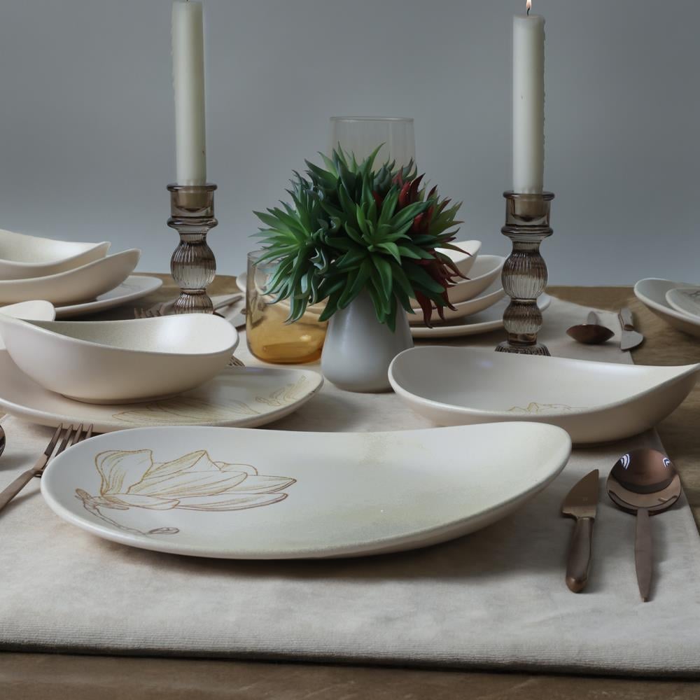 Vintage Bloom Isabella Yemek Takımı 24 Parça 6 Kişilik 22054-55-56-57