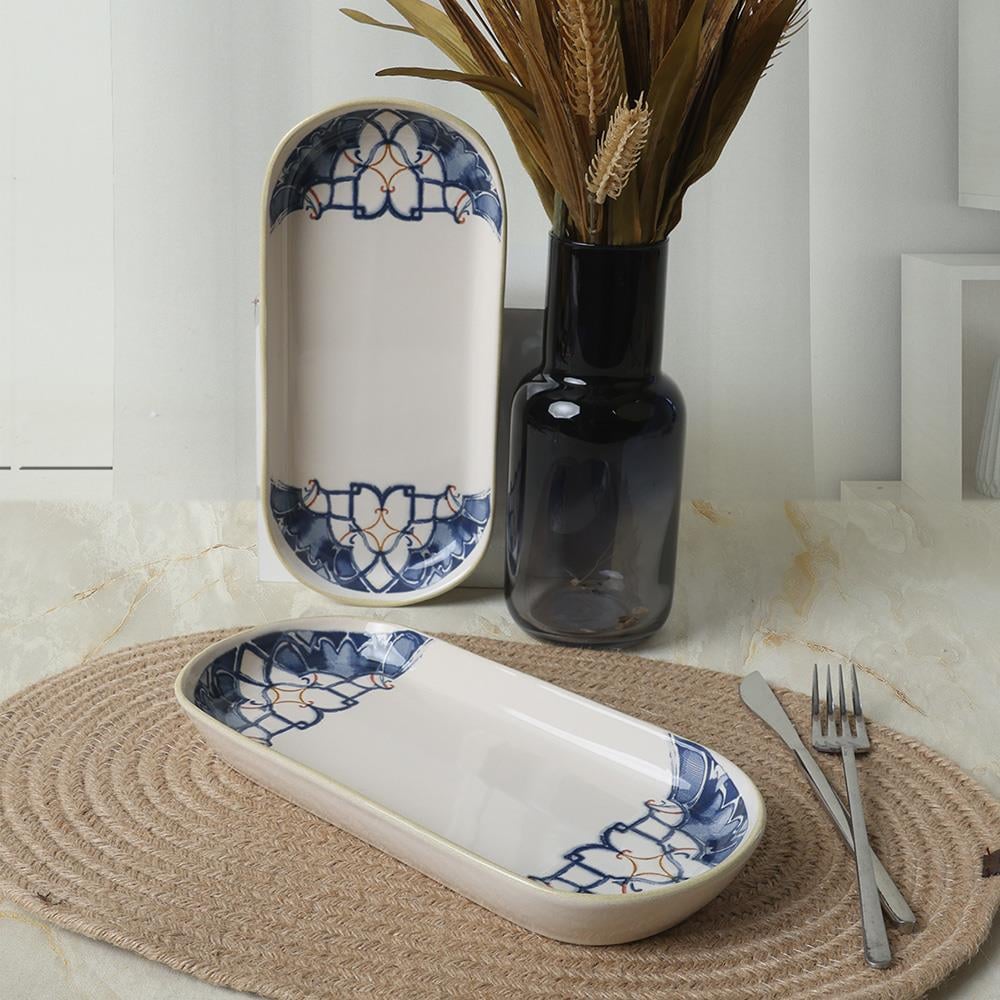 Wave Flow Noyan Kayık Tabak 26 Cm 2 Adet 22747