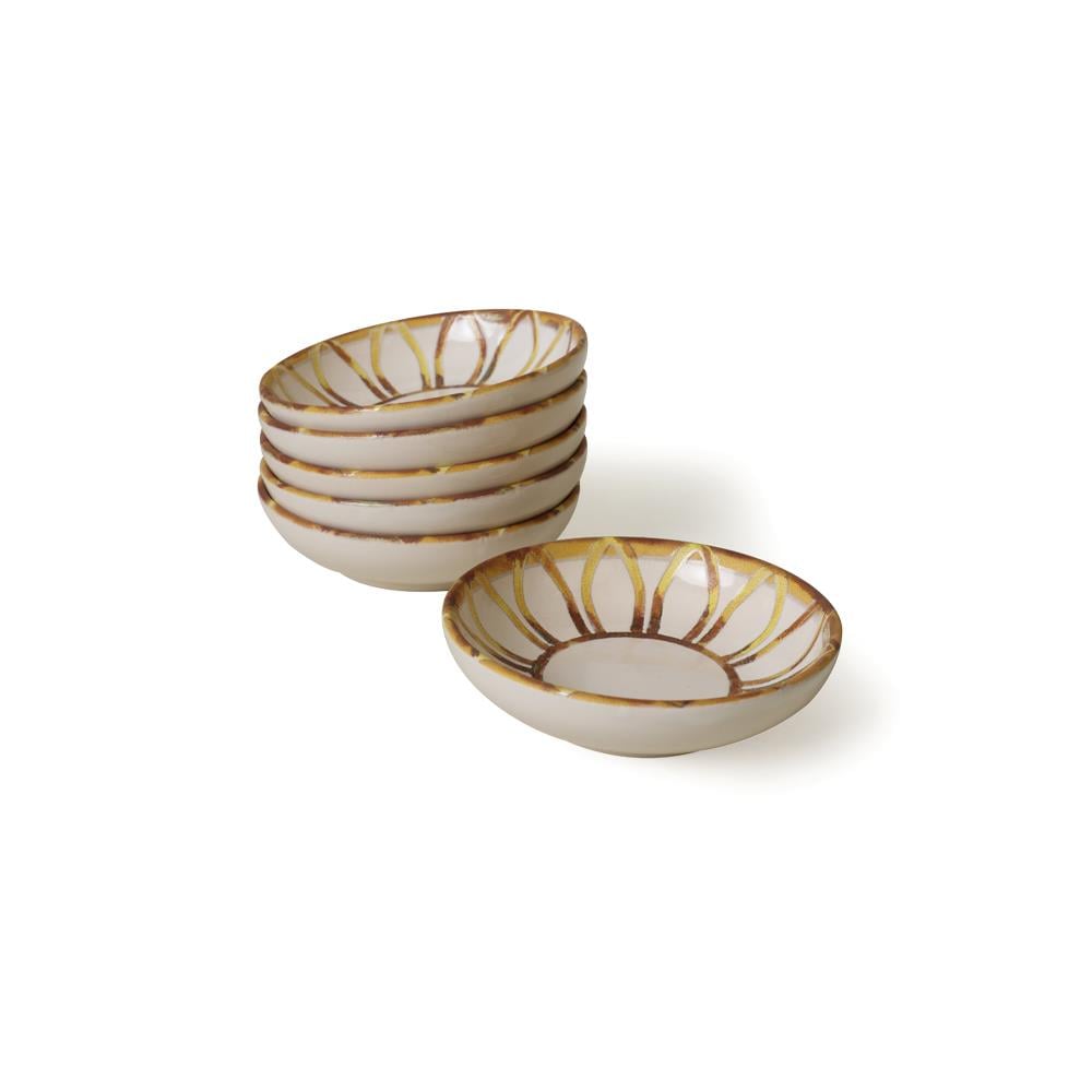 Worn Gold Halka Çerezlik / Sosluk 13 Cm 6 Adet 22967