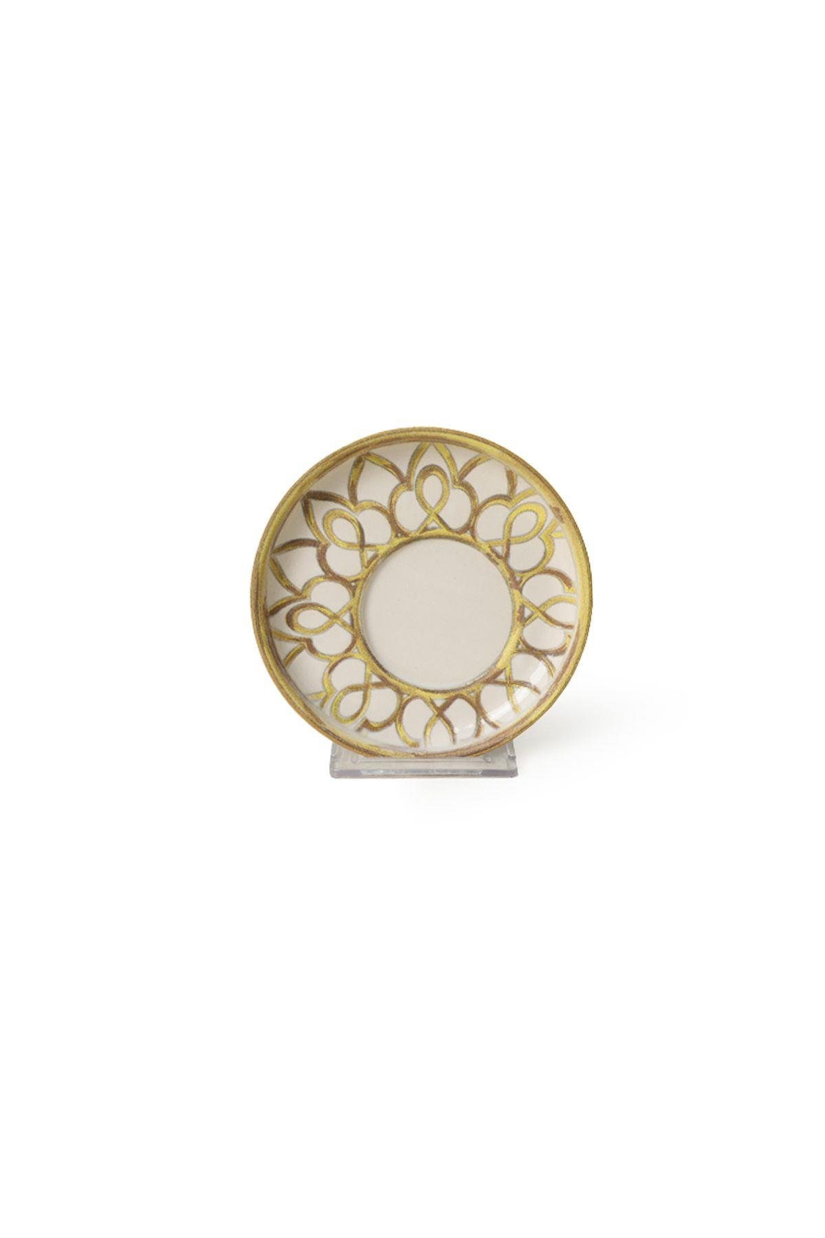 Worn Gold Nordic Kahve Takımı 12 Parça 6 Kişilik 22968-23057