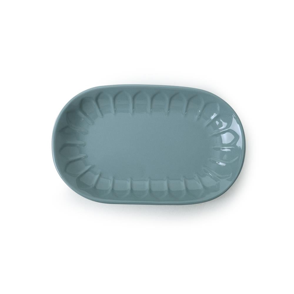 Yeşil Badem Kayık Tabak 25 Cm 2 Adet 326