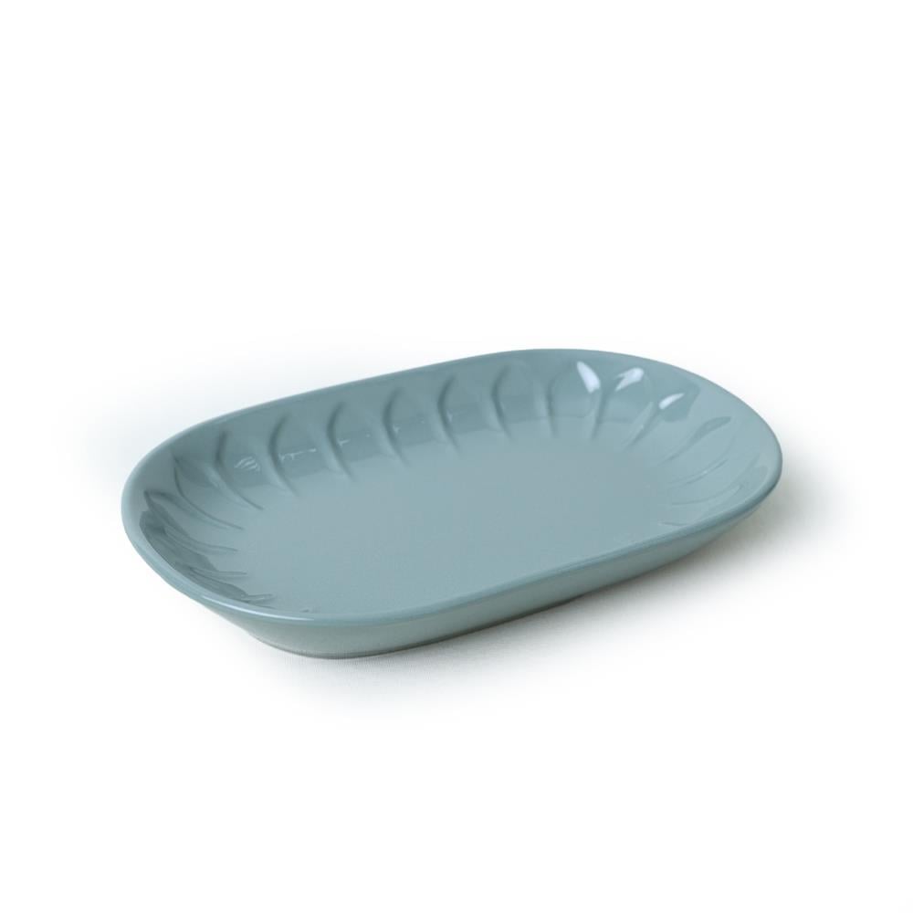 Yeşil Badem Kayık Tabak 25 Cm 2 Adet 326