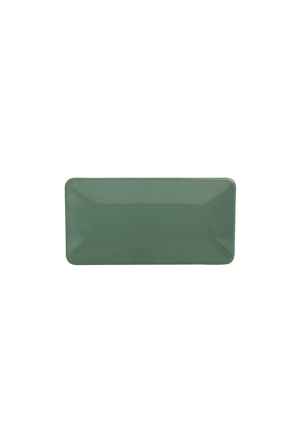 Yeşil Siera Kayık Tabak 33 Cm 2 Adet