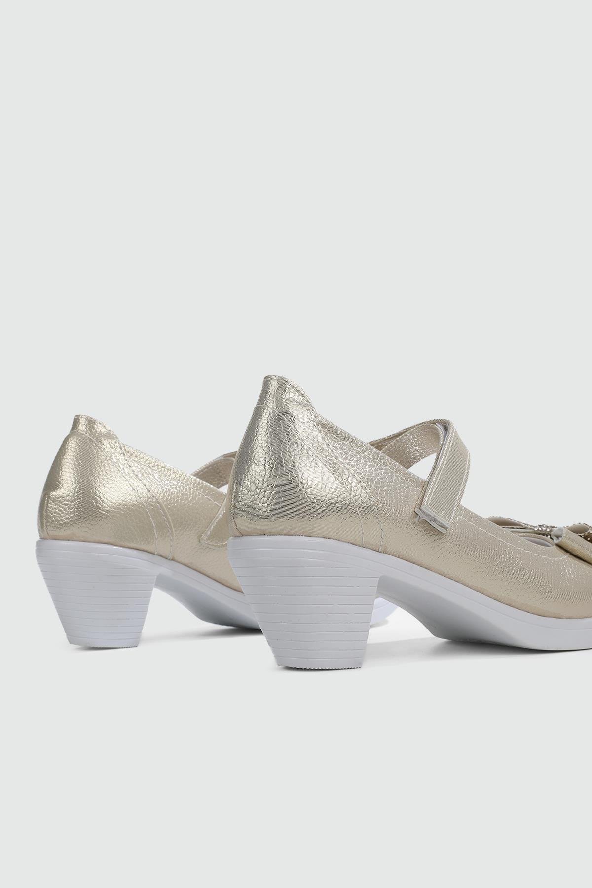 Abiye Babet Sarı Vakko Çocuk Ayakkabı 2024 Çocuk Günlük Ayakkabı Varkan VARKAN 2024 filet 24Y