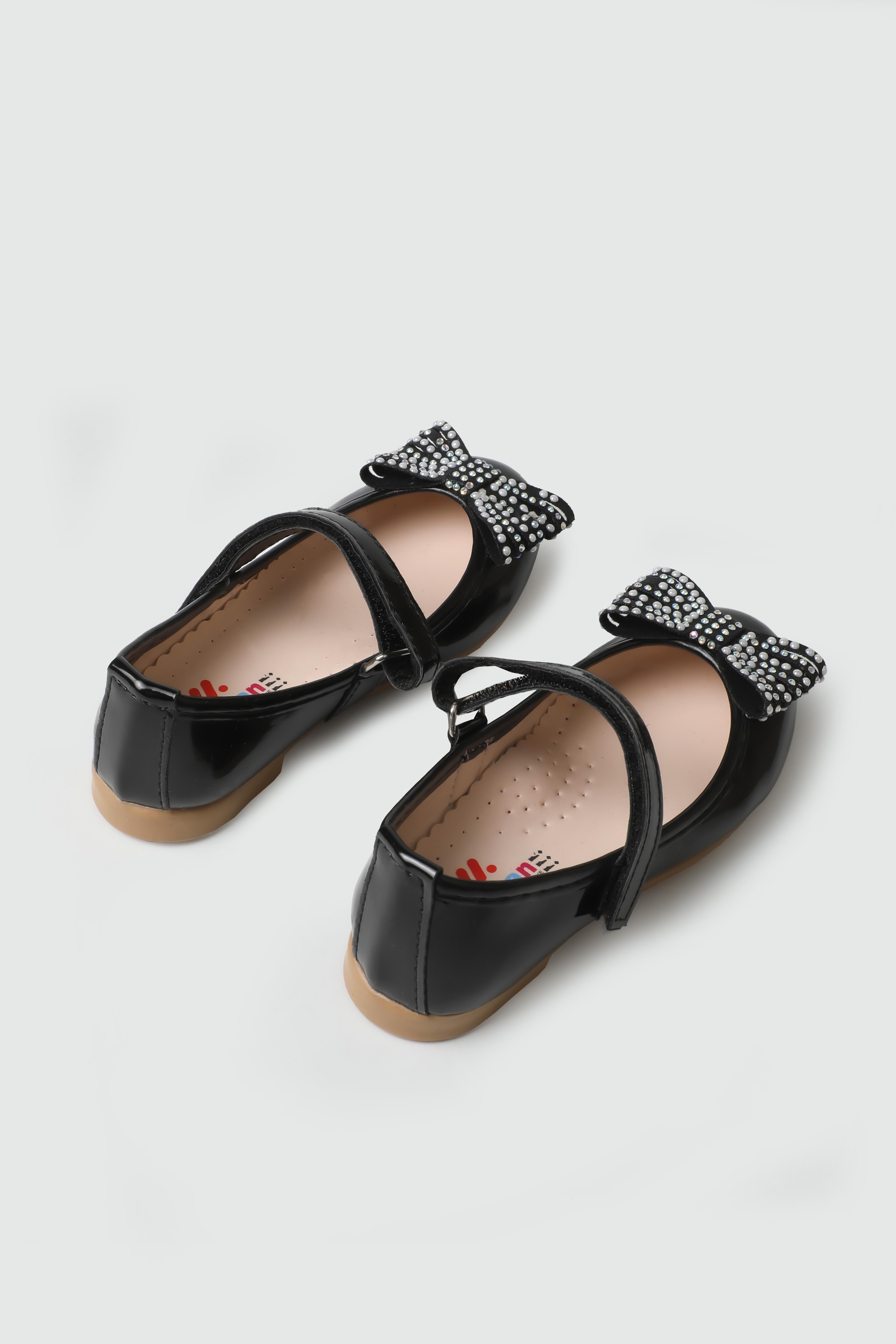 Abiye Babet Siyah Rugan Çocuk Babet MİNİCAN 8000 Çocuk babet Varkan Minican 25Y-8000 PATİK