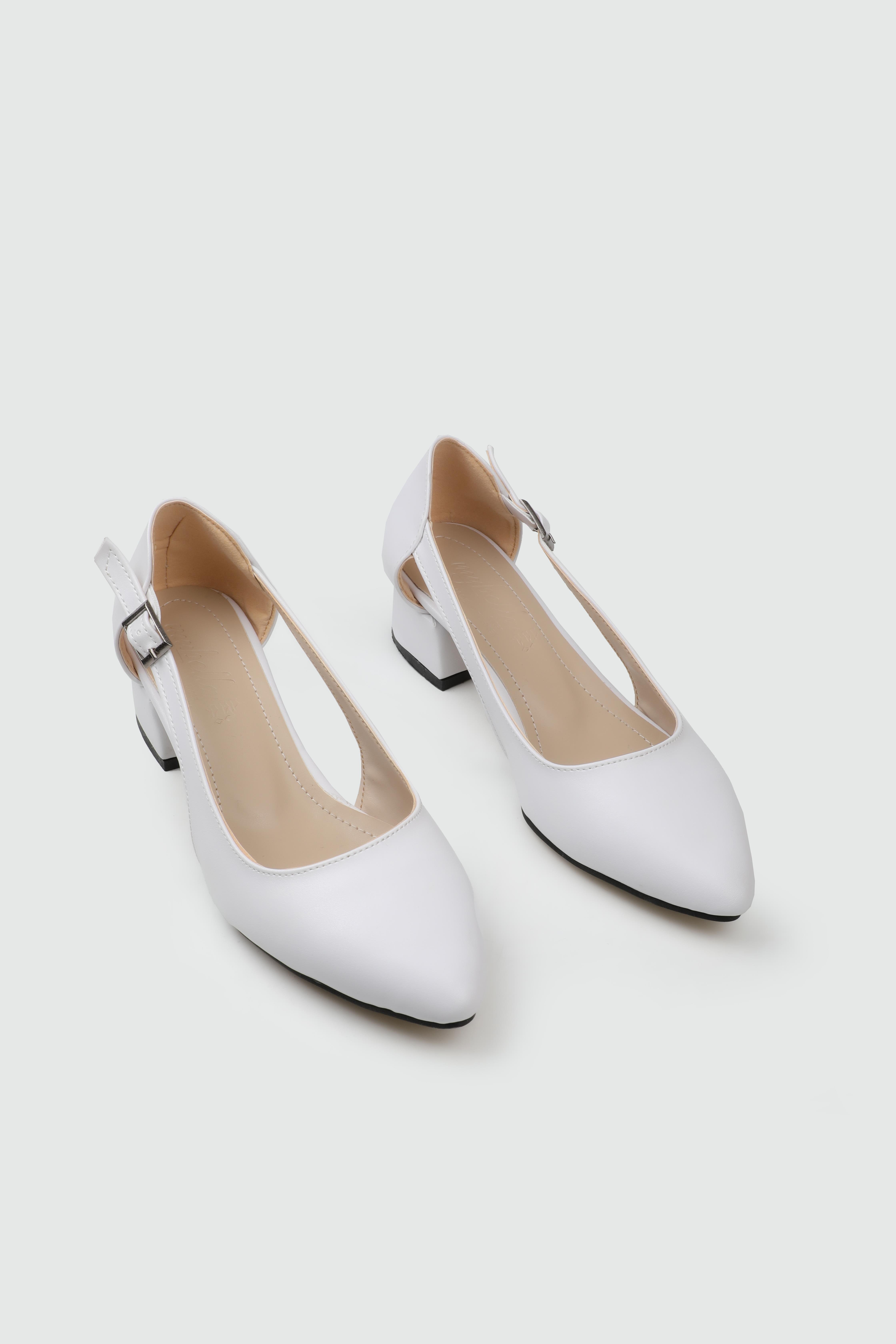 Alçak Kalın Topuklu Beyaz Kadın Ayakkabı N-2026 Kadın Alçak Topuklu Carla Bella MY BELLA N-2026 Kadın 25Y