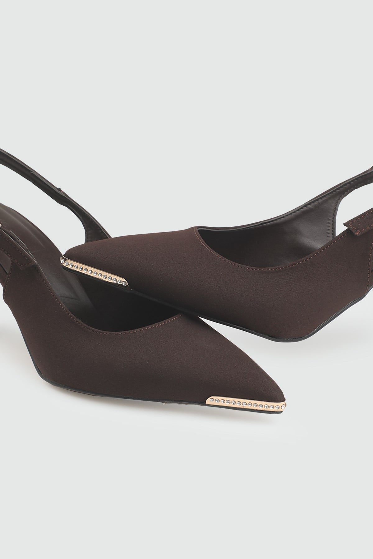 arkası açık topuklu Kahve Zara Kadın Topuklu MY BELLA MHÇ-074 Kadın Stiletto MY BELLA My Bella TLT-101 Kadın 26Y
