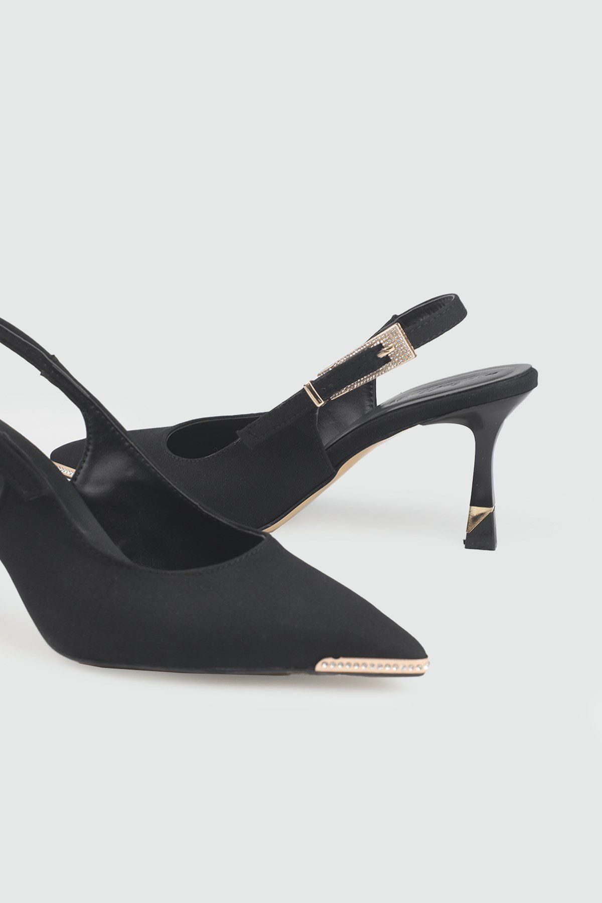 arkası açık topuklu Siyah Zara Kadın Topuklu MY BELLA MHÇ-074 Kadın Stiletto MY BELLA My Bella TLT-101 Kadın 26Y