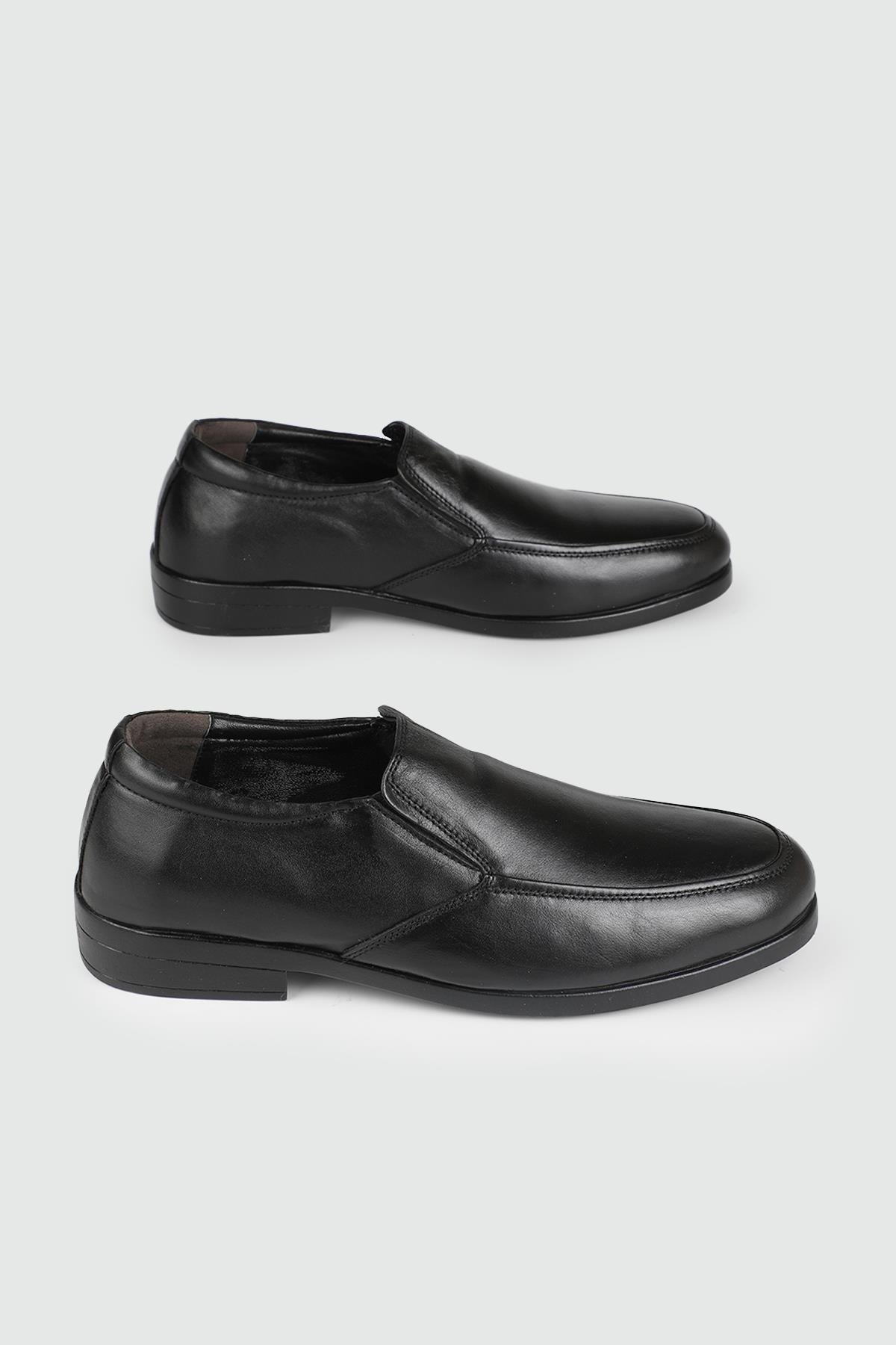 Bağcıklı Günlük Deri Siyah Erkek Ayakkabı 287-108 Erkek Rahat & Confort Anatomik Wow Plus WOW PLUS 287-108 MER TERMO