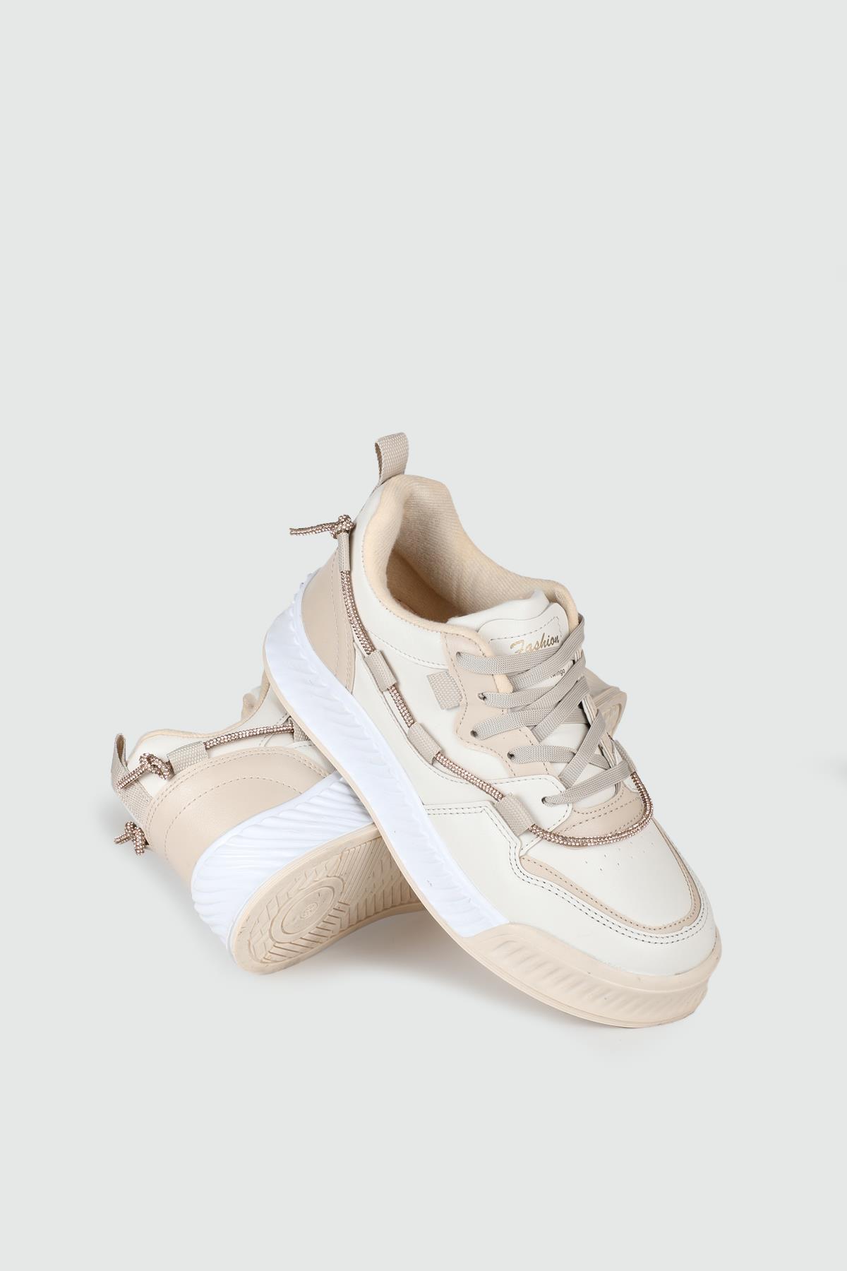 Bej Kategorisiz Ayakkabı City TWİNGO 2080 Kadın 24K