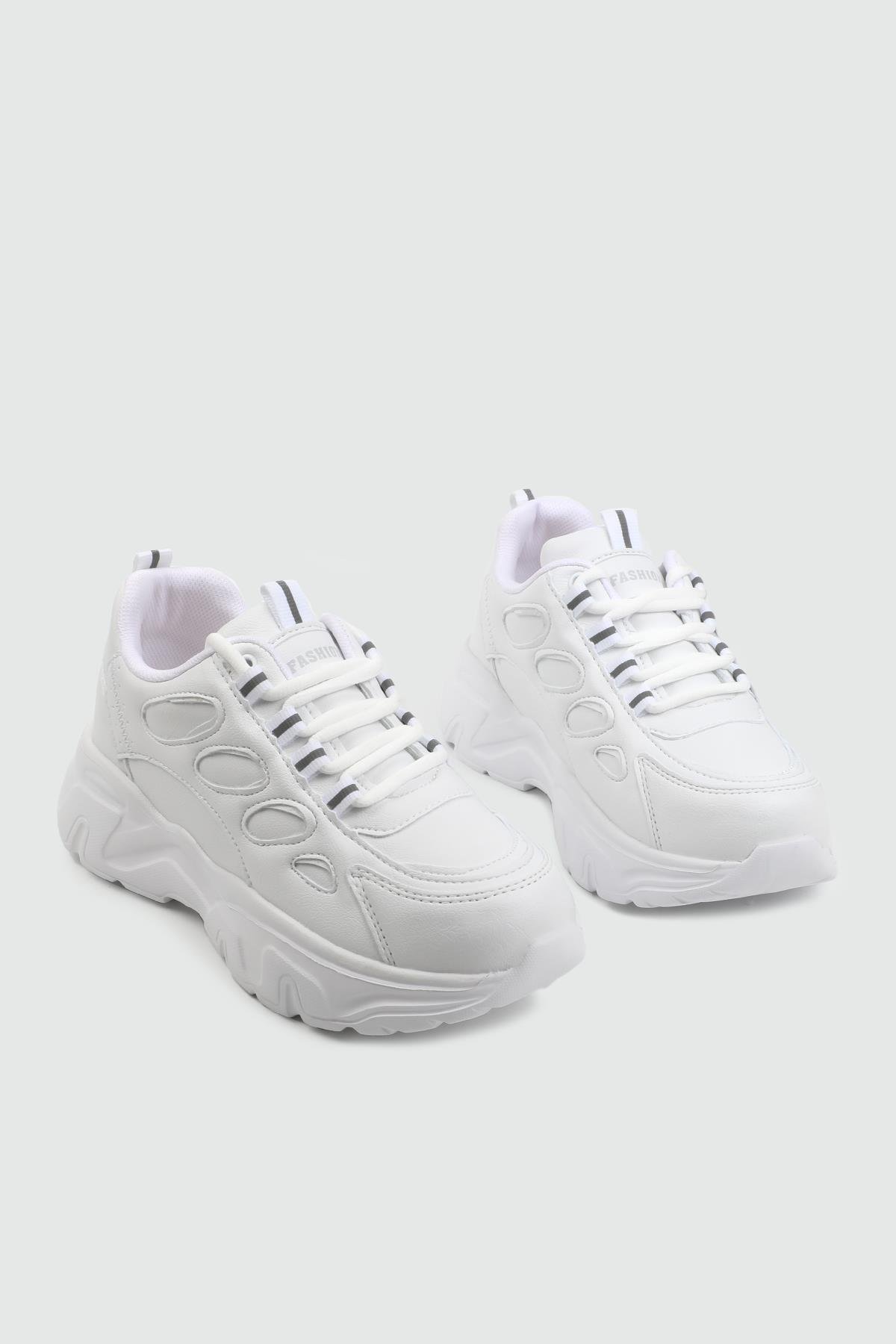 Beyaz Beyaz Kategorisiz Lambırlent QUEEN STEP 25K 1001 ZEN SPOR