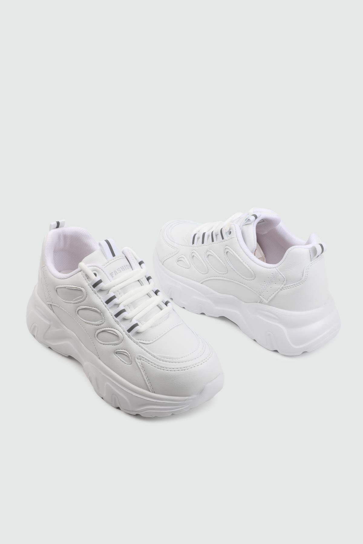 Beyaz Beyaz Kategorisiz Lambırlent QUEEN STEP 25K 1001 ZEN SPOR