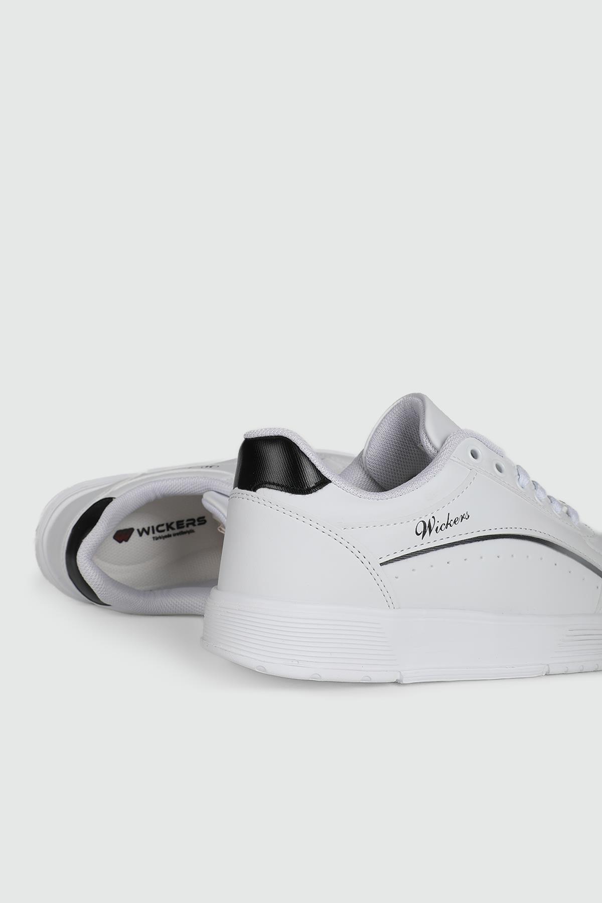 Beyaz Siyah Kategorisiz Ayakkabı City WİCKERS 2765 ZEN CİLT