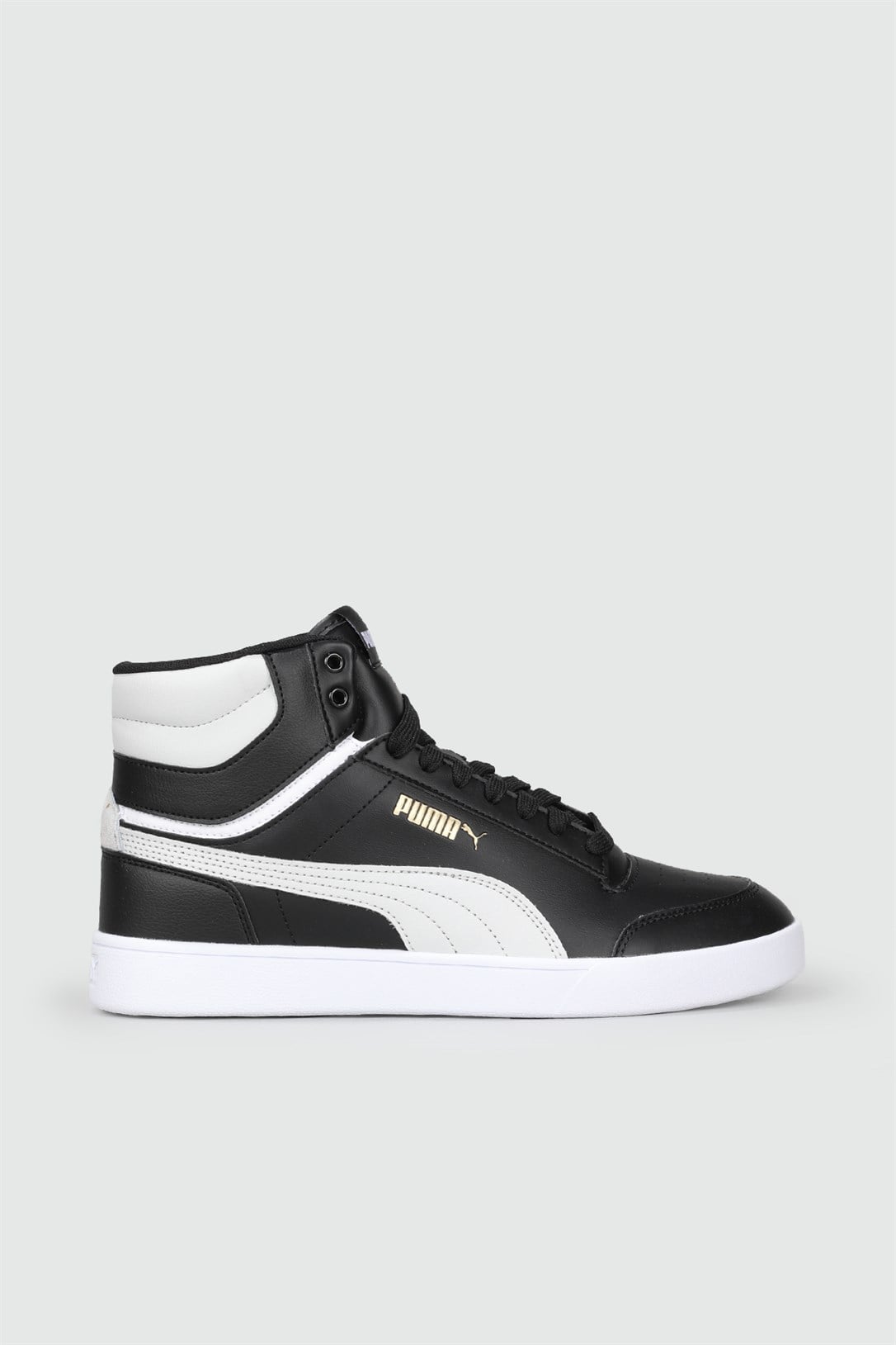 Bilekten Boğazlı Basket Siyah Beyaz Erkek Spor Ayakkabı 380748-02 Erkek Basketbol Puma PUMA 380748-02 MER SHUFLE