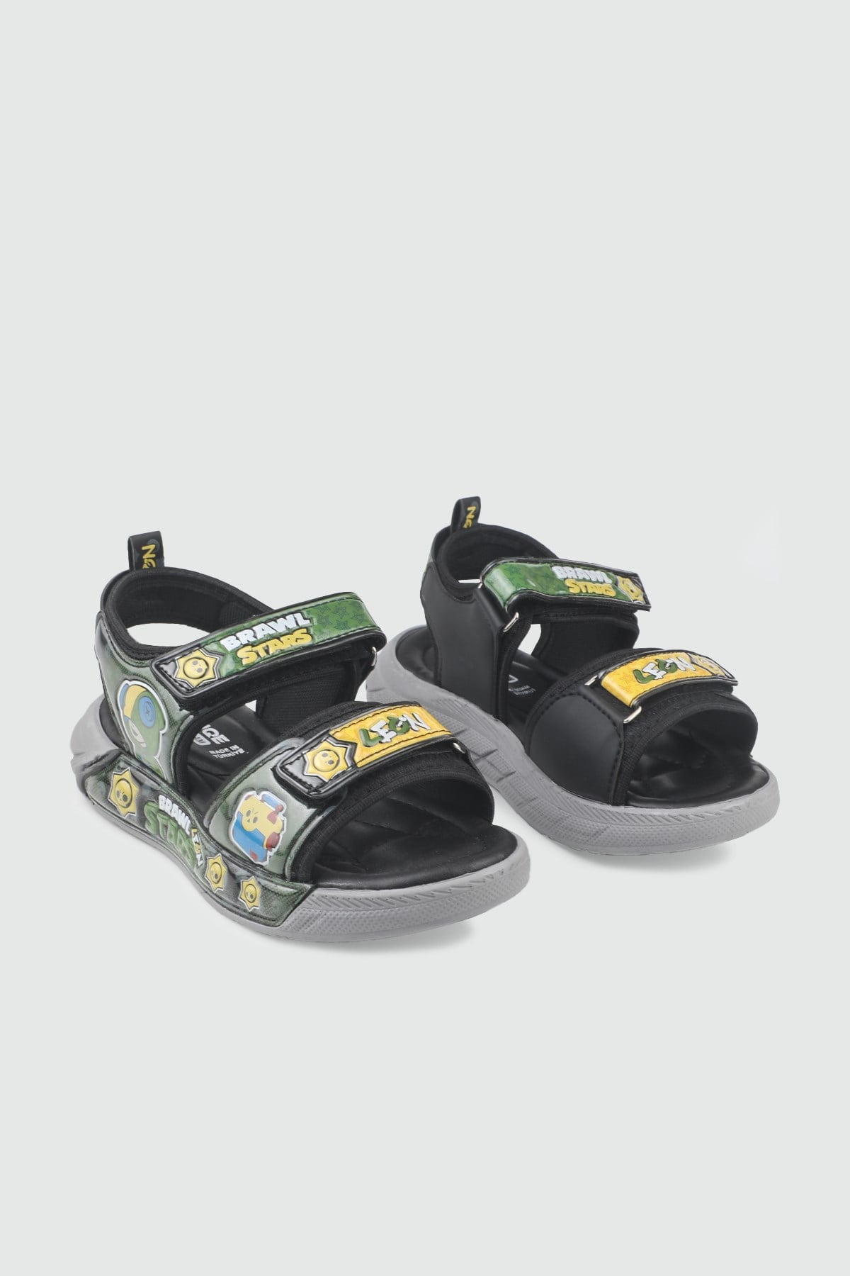 Çocuk Emoji Detaylı Terlik/Sandalet Siyah Çocuk Sandalet 25Y-8307 Çocuk Sandalet Butiqe Butiqe 26Y-3801 FİLET