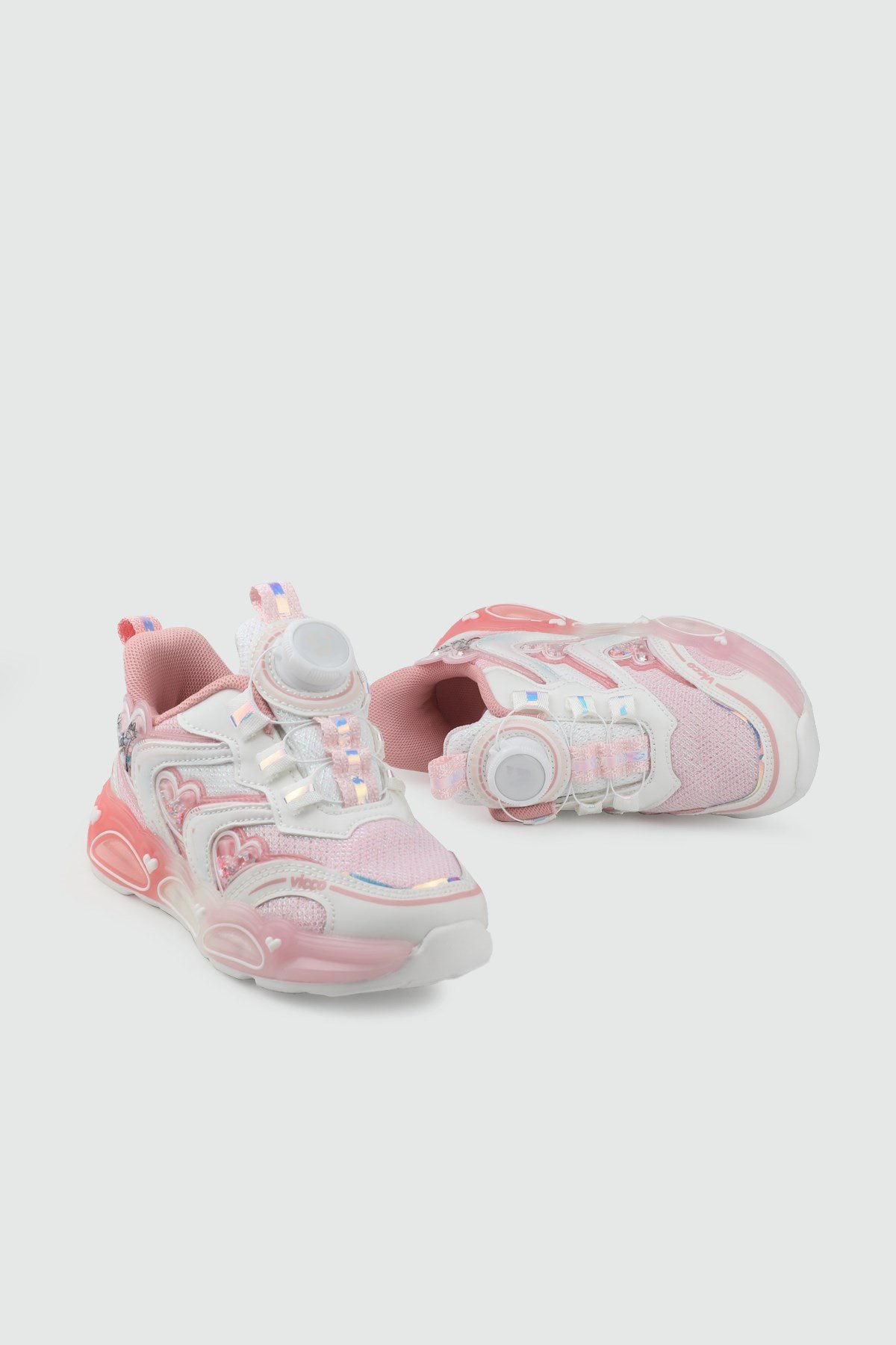 Çocuk Günlük Işıklı Ayakkabı Pembe Spor Ayakkabı VİCCO 155 Benetti Unisex Günlük Spor Ayakkabı Vicco VİCCO 155 Benetti Patik