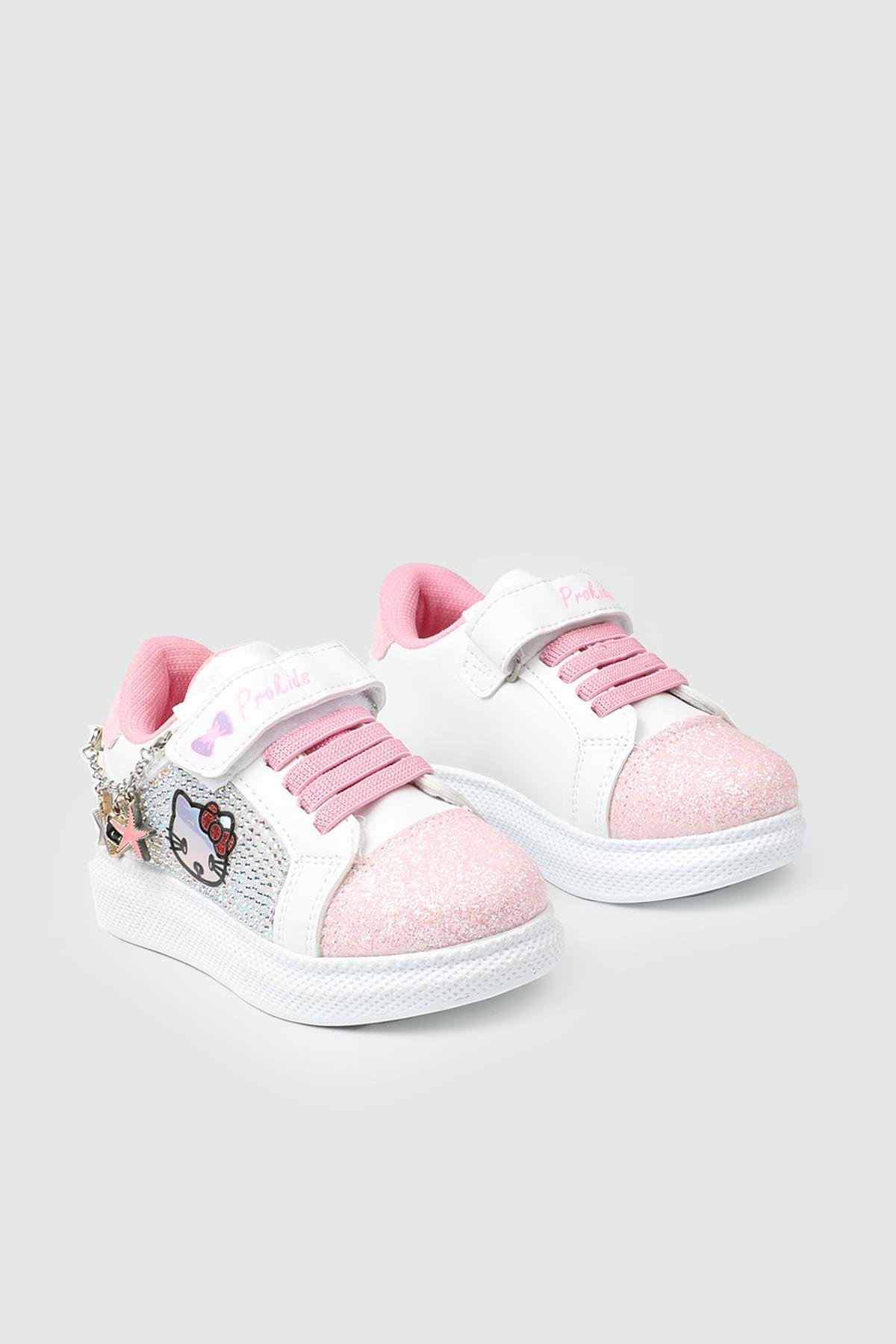 Çocuk Hello Kitty Spor Ayakkabı Beyaz Pembe Çocuk Hello Kitty Spor Ayakkabı PROKİDS 4120 P Kategorisiz PROKİDS PROKİDS 4120 PATİK 25K