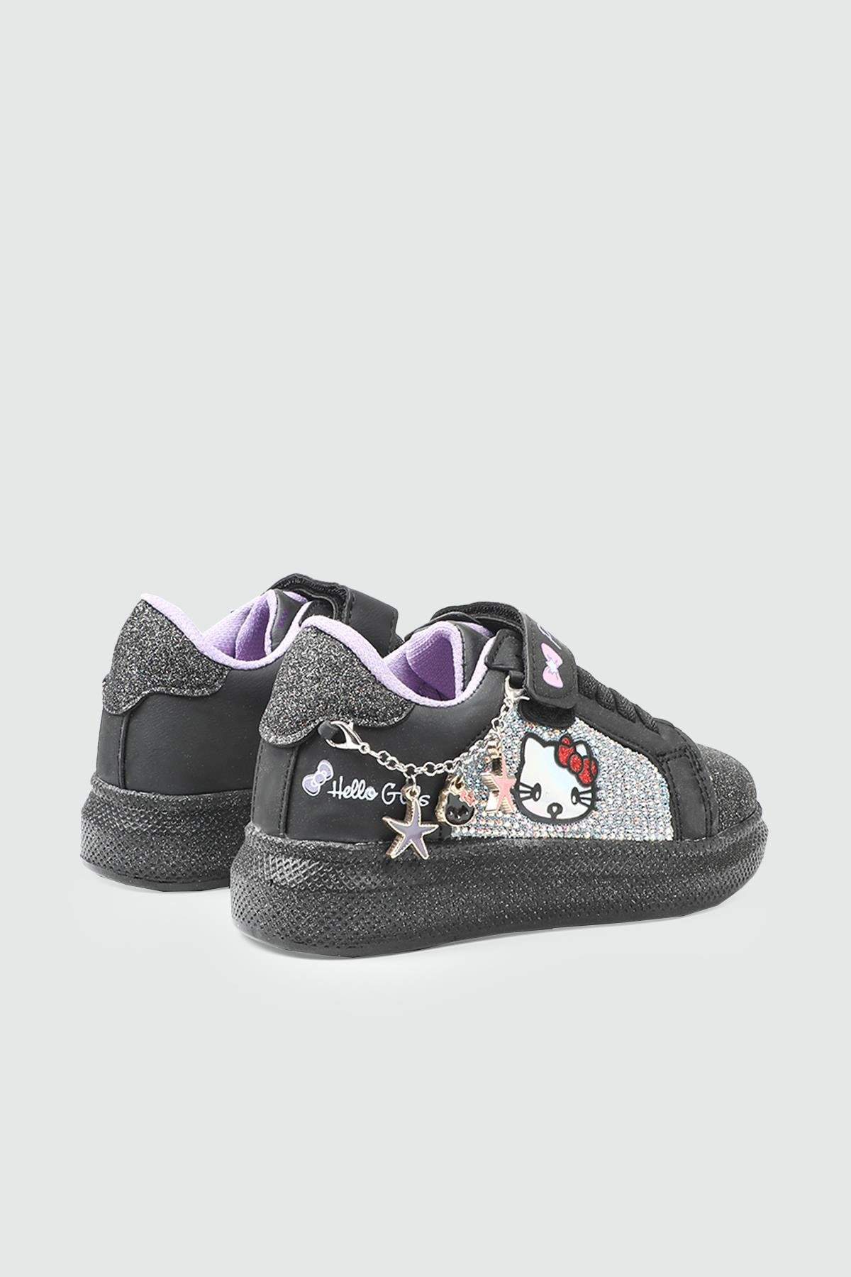 Çocuk Hello Kitty Spor Ayakkabı Siyah Lila Çocuk Hello Kitty Spor Ayakkabı PROKİDS 4120 P Kategorisiz PROKİDS PROKİDS 4120 PATİK 25K