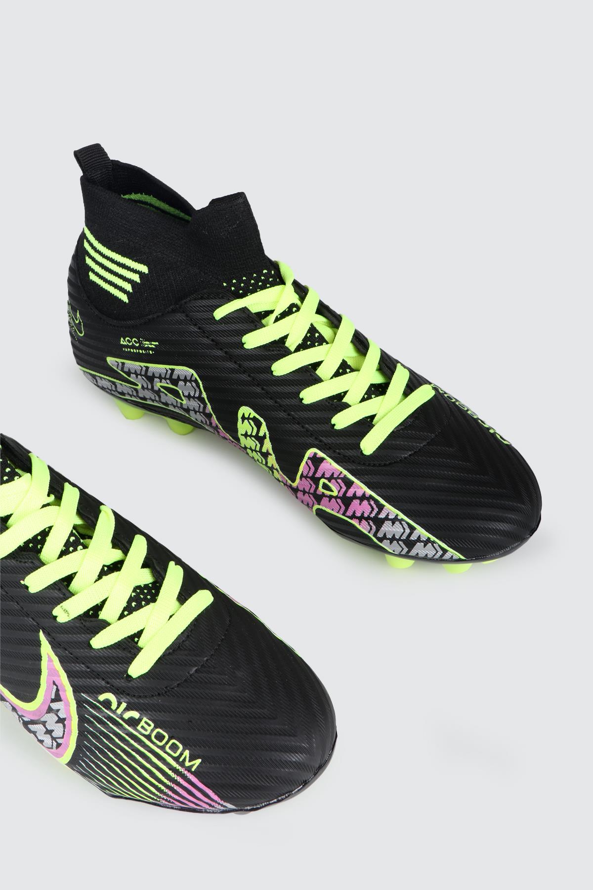 Çoraplı Krampon Siyah Sarı Erkek Spor Ayakkabı 585 Erkek Futbol Twingo TWİNGO 585 mer krampon