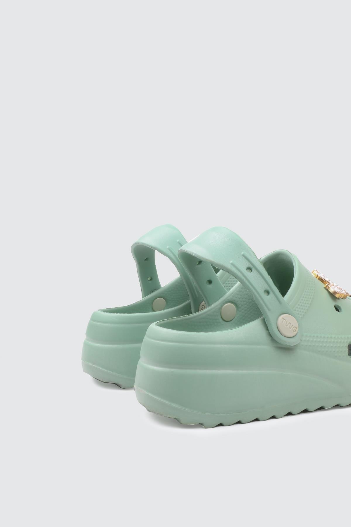 Cross Modeli Desenli Çağla Yeşil Kadın Terlik TW205 Kadın Günlük Terlik Twingo TWİNGO 205 Unisex 24Y