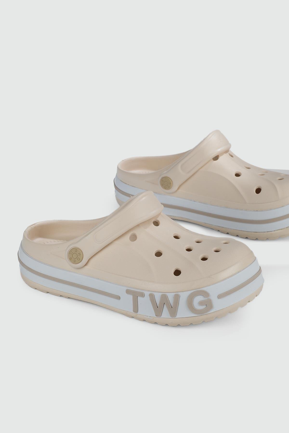 Cross Modeli Ekru Kadın Terlik 216 Kadın Günlük Terlik SONİMİX TWİNGO 216 ZEN CROSCS