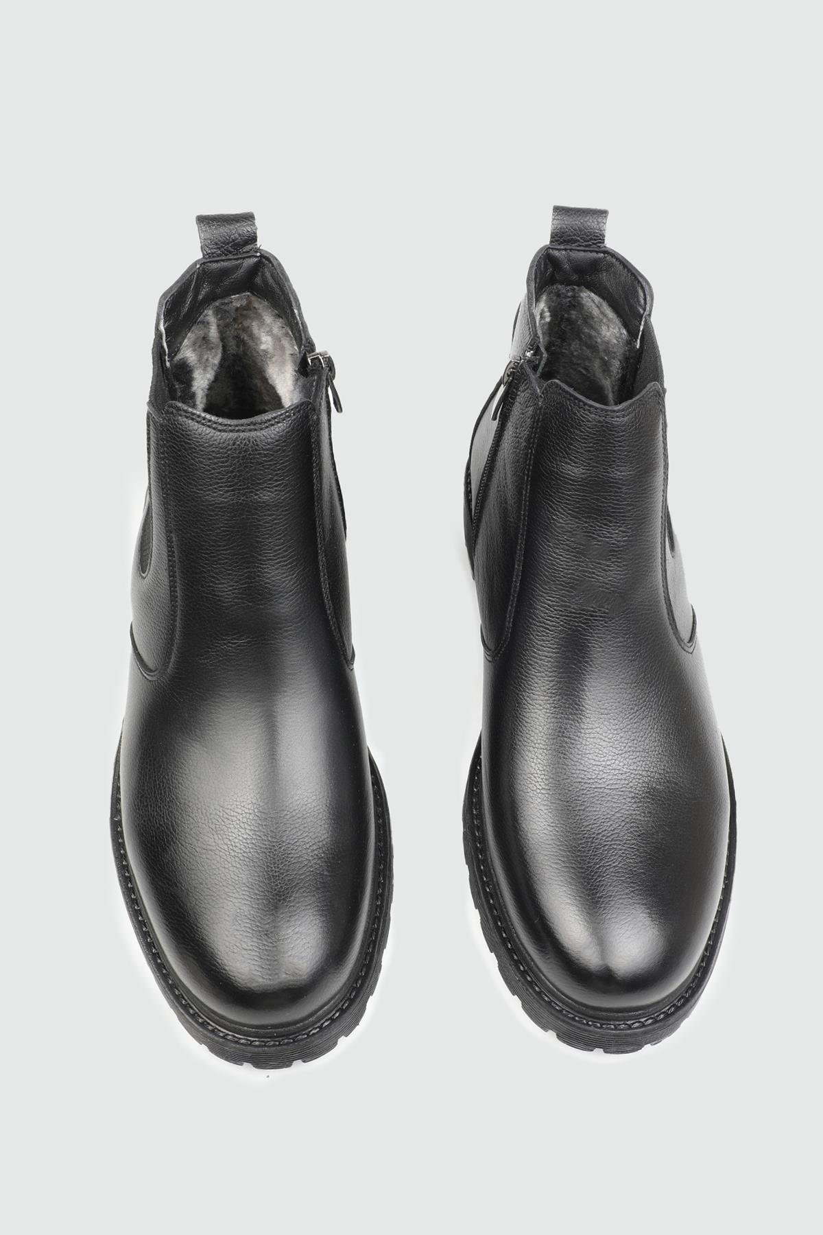 Deri Kaymaz Taban Siyah Floter Erkek Bot 238-10 Erkek Günlük Confort Bot Wow Plus AYHAN 238-11 FER.BAĞ.DÜZ