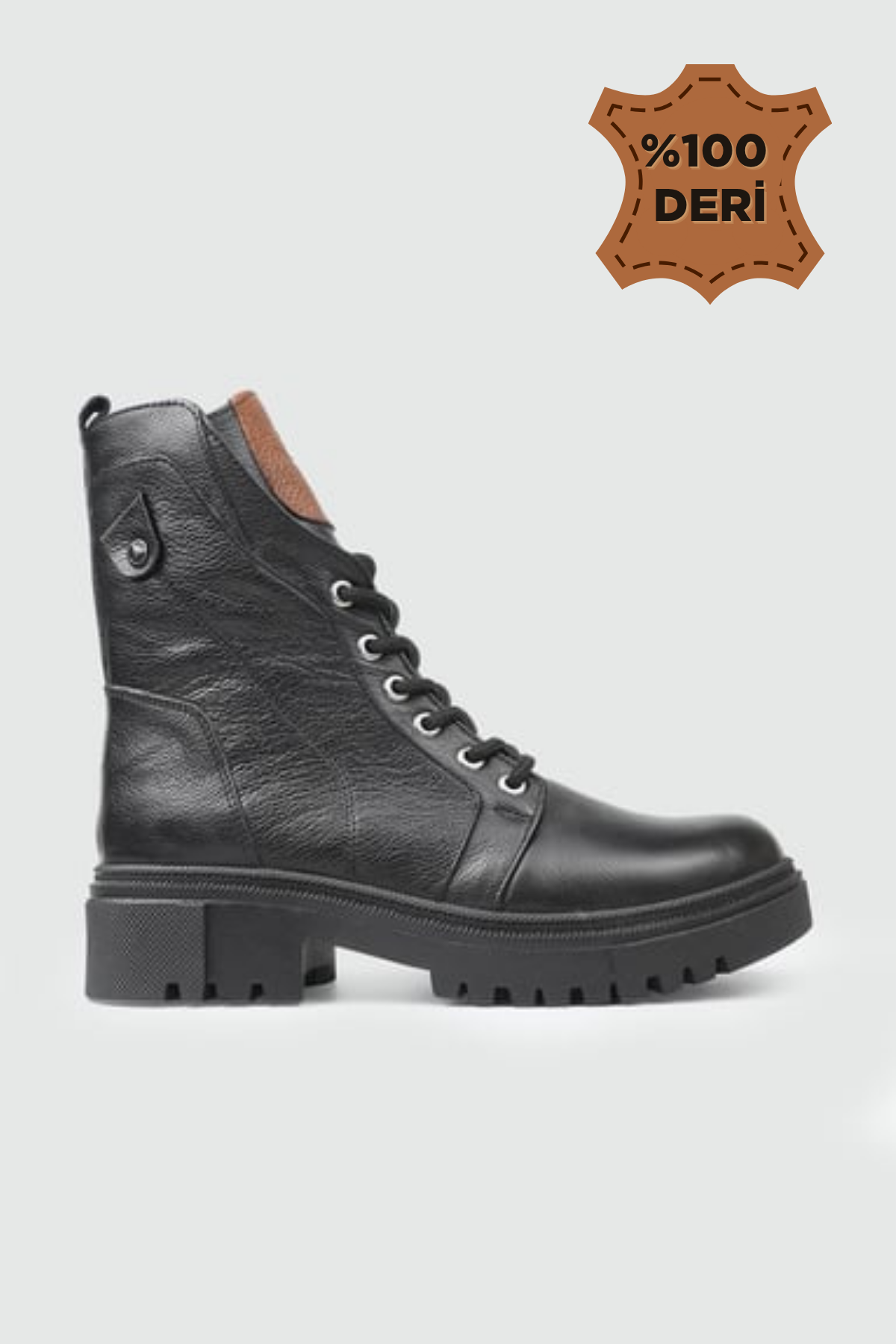 Deri Kaymaz Taban Siyah King Kadın Bot MY BELLA 024-027 Kadın Günlük Conford Bot MyBella MY BELLA 024-027 Kadın 25K