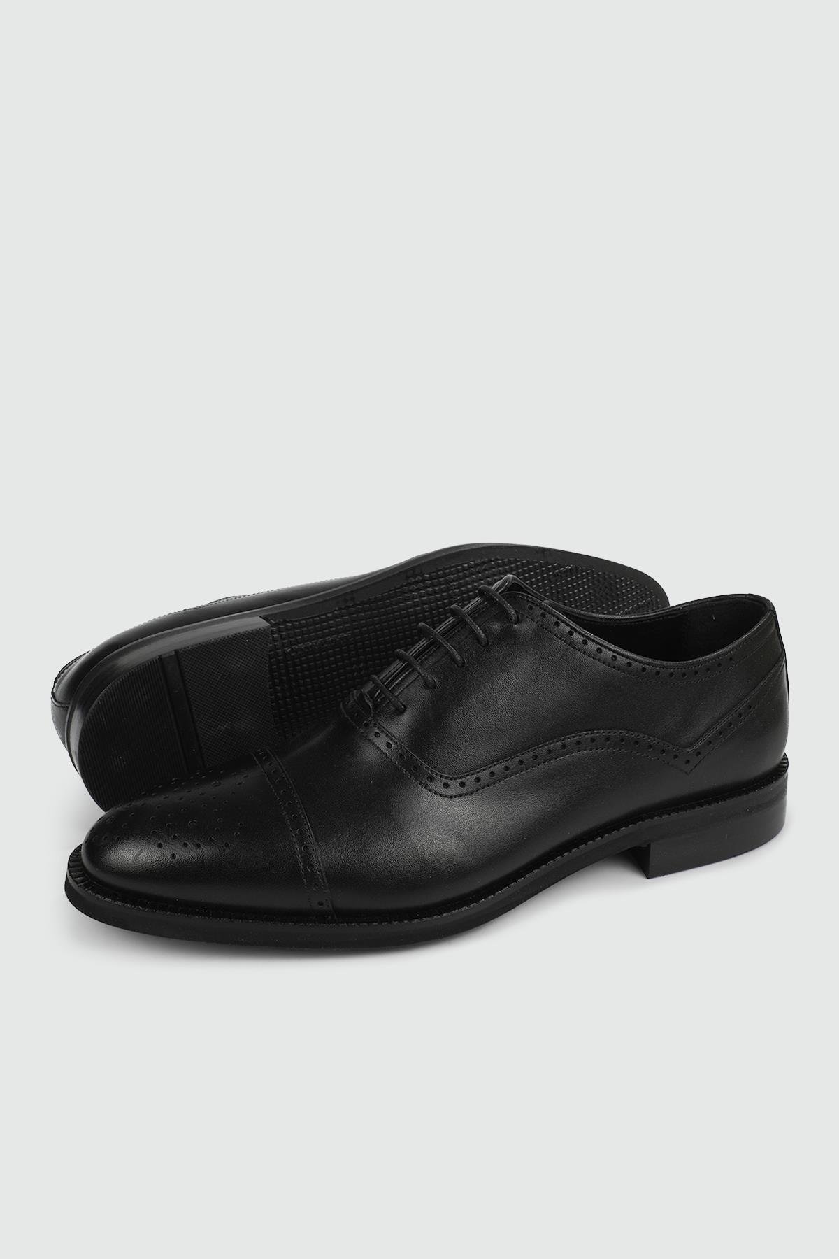 Deri Klasik Siyah Alkollü Erkek Ayakkabı 4781 Erkek Klasik Ayakkabı Libero LİBERO 4781 MER DERİ AYAK