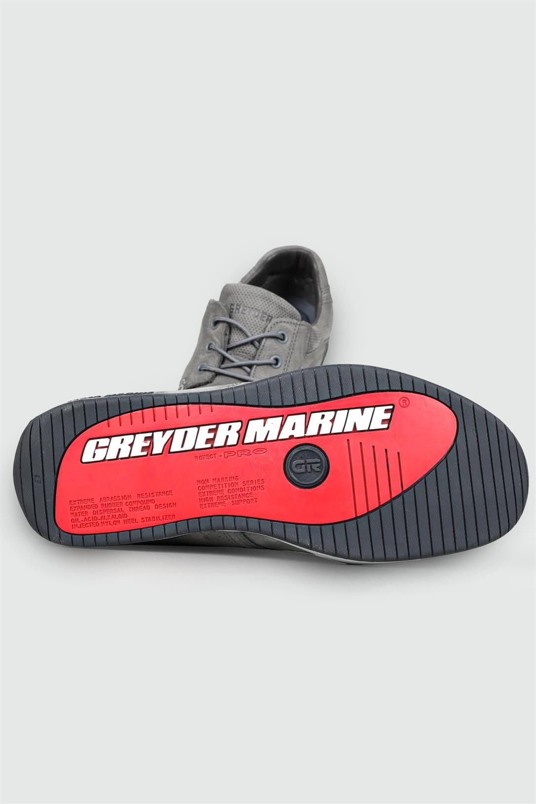 Deri Rahat Comfort Gri Erkek Ayakkabı 00102 Erkek Günlük Ayakkabı Greyder GREYDER 00102 MER MARİNE AYAK