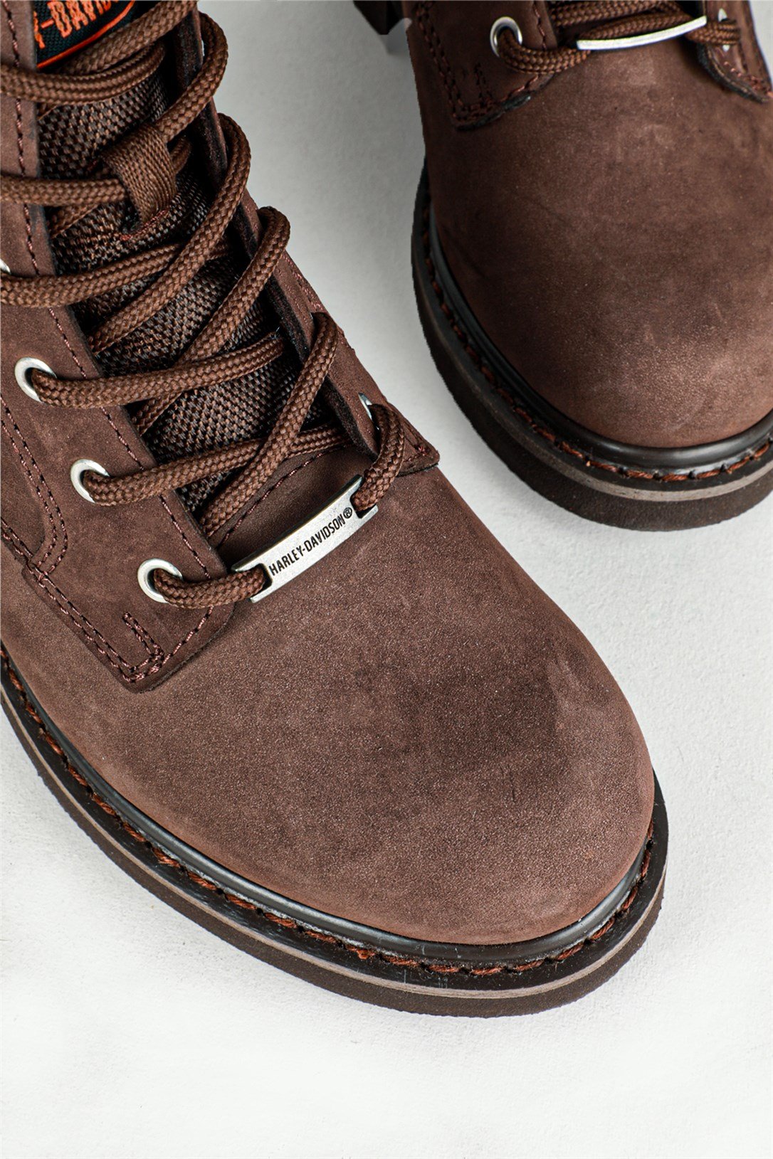 Deri Rahat Comfort Kahve Nubuk Unisex Bot 0128 Unisex Günlük Confort Bot Harley Davıdson 2752608