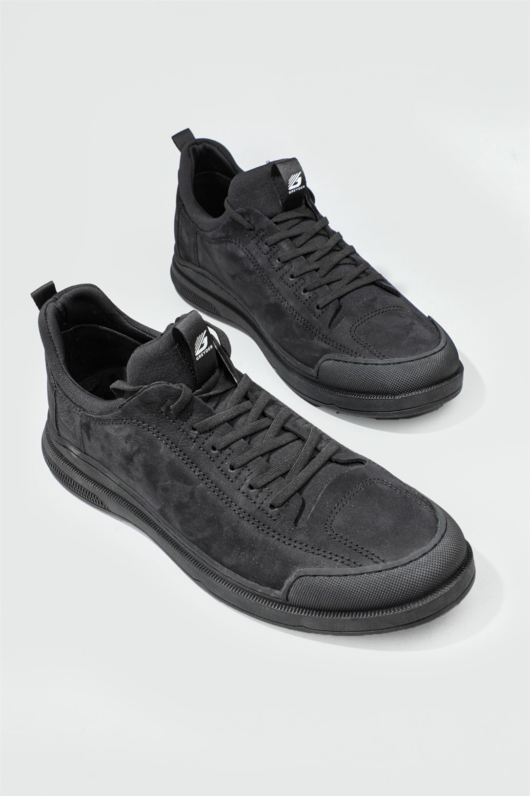 Deri Rahat Comfort Siyah Erkek Ayakkabı 14970 Erkek Günlük Ayakkabı Greyder GREYDER 14970 MER TREND AYAK