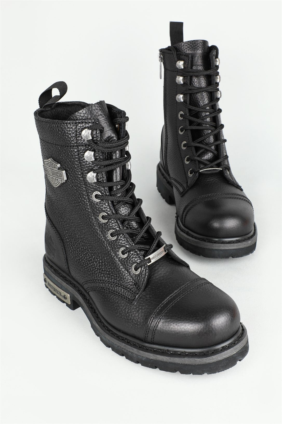Deri Rahat Comfort Sıyah Erkek Bot 100553 Erkek Günlük confort Bot Harley Davıdson 12045653