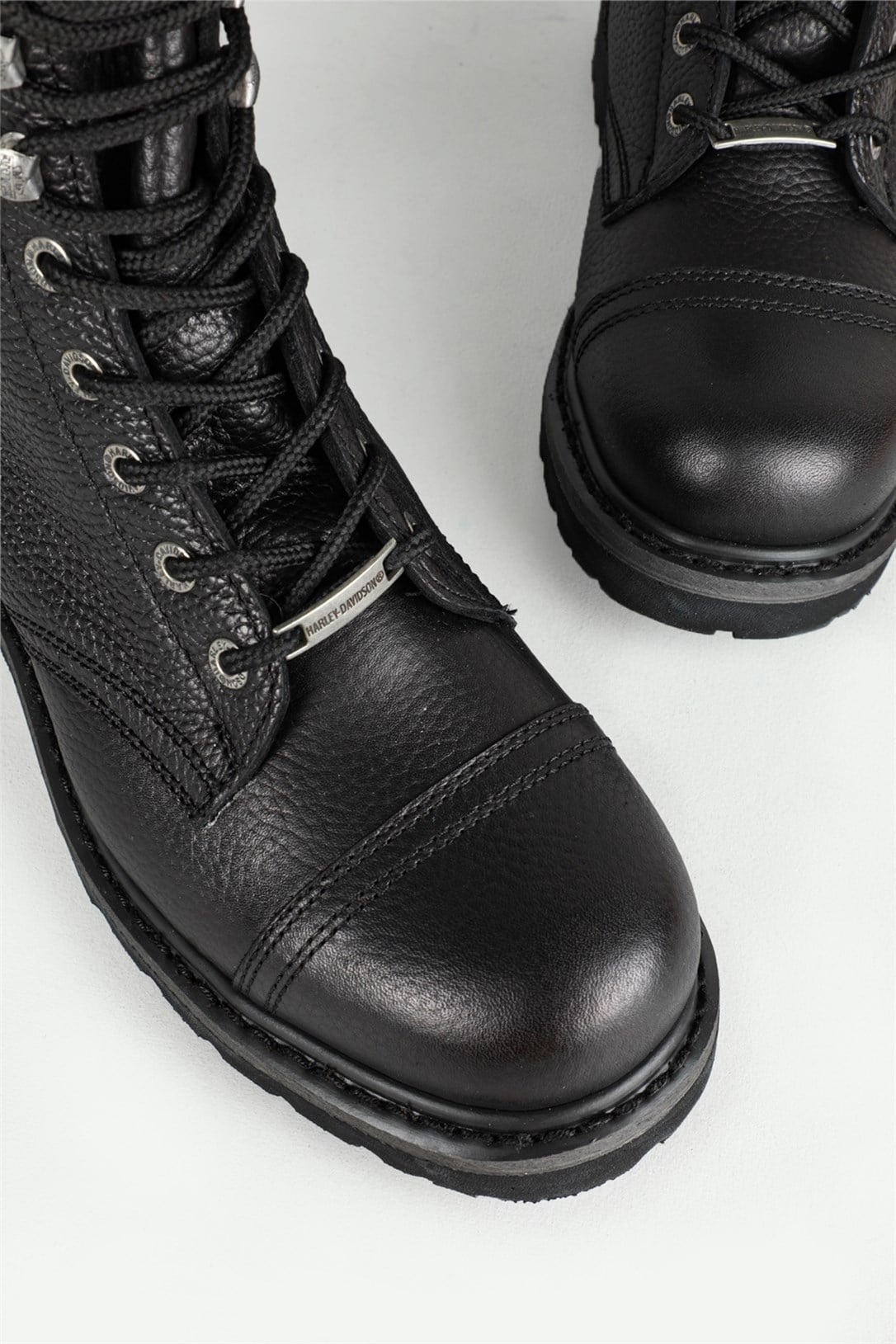 Deri Rahat Comfort Sıyah Erkek Bot 100553 Erkek Günlük confort Bot Harley Davıdson 12045653